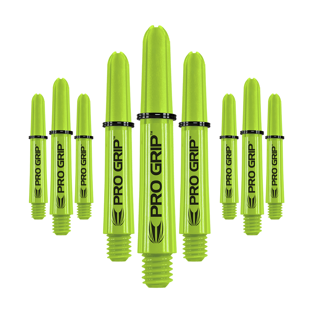 Target Pro Grip Shafts - 3 sady - Lime Green