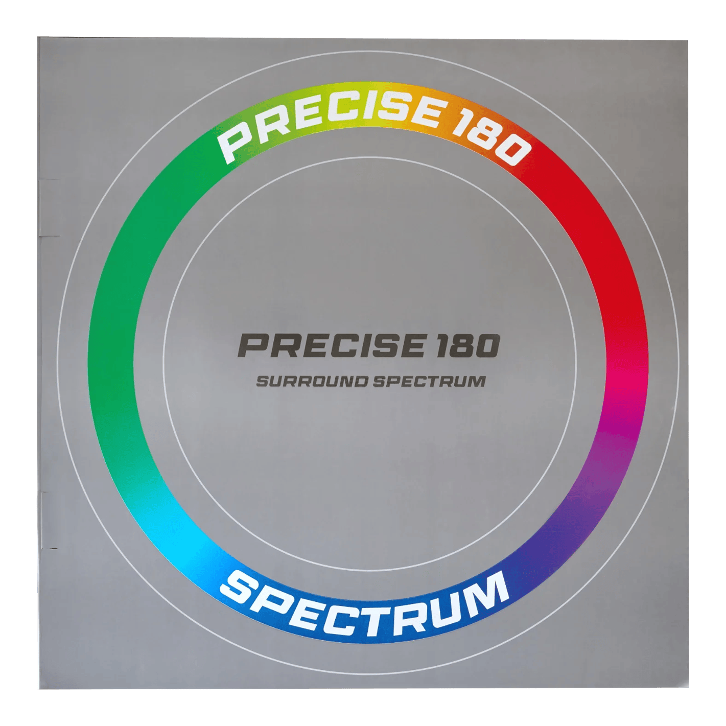 Přesný 180° Spectrum Surround terčů Zu sehen ist der Precise 180 Spectrum Dartboard Surround. Dieser Surround schützt die Wand beim Dartspielen.