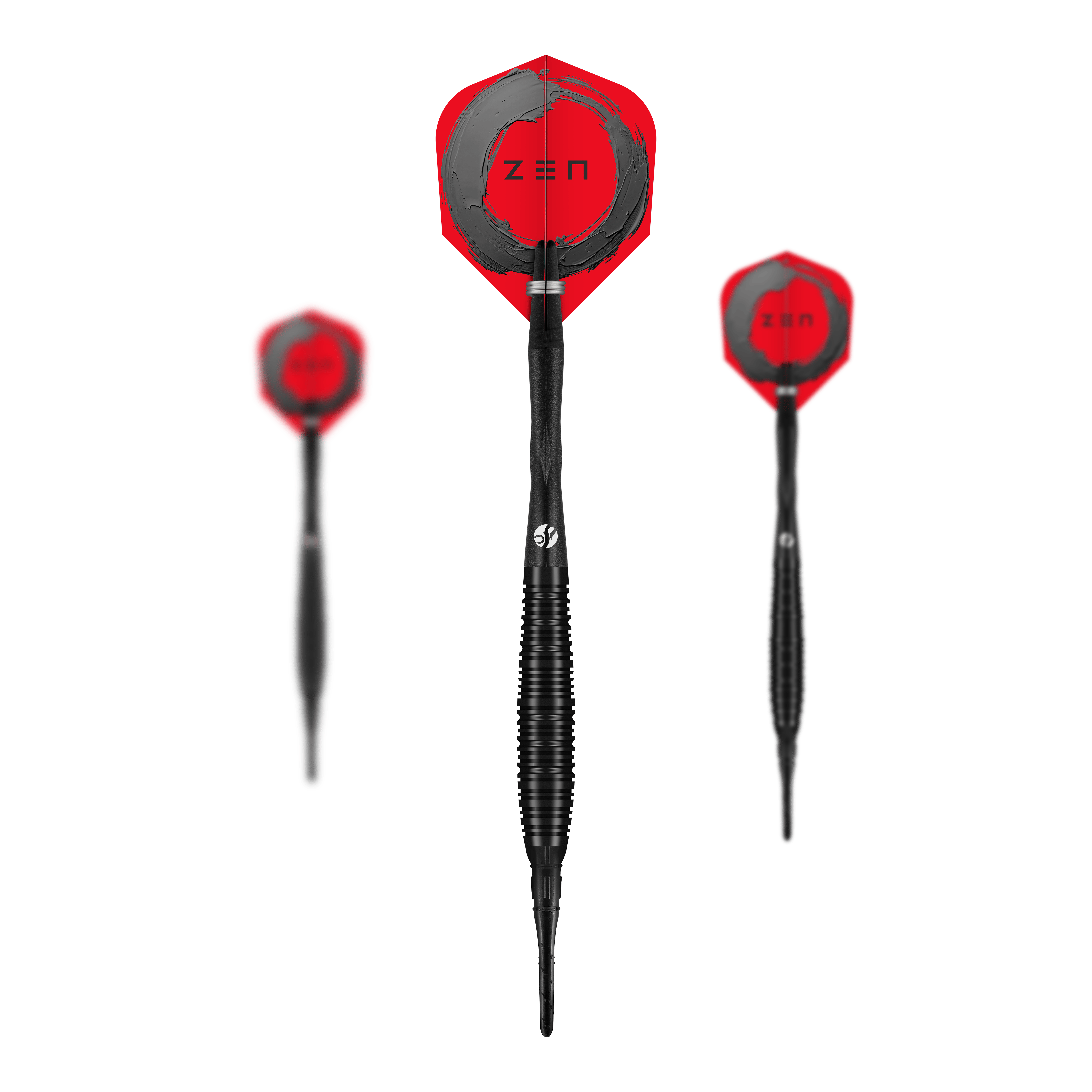 Měkké šipky Shot ZEN Bomber - 20g Das Bild zeigt das Set der Shot ZEN Bomber Softdarts - 20g. Es handelt sich um hochwertige Softdarts für den professionellen Einsatz.