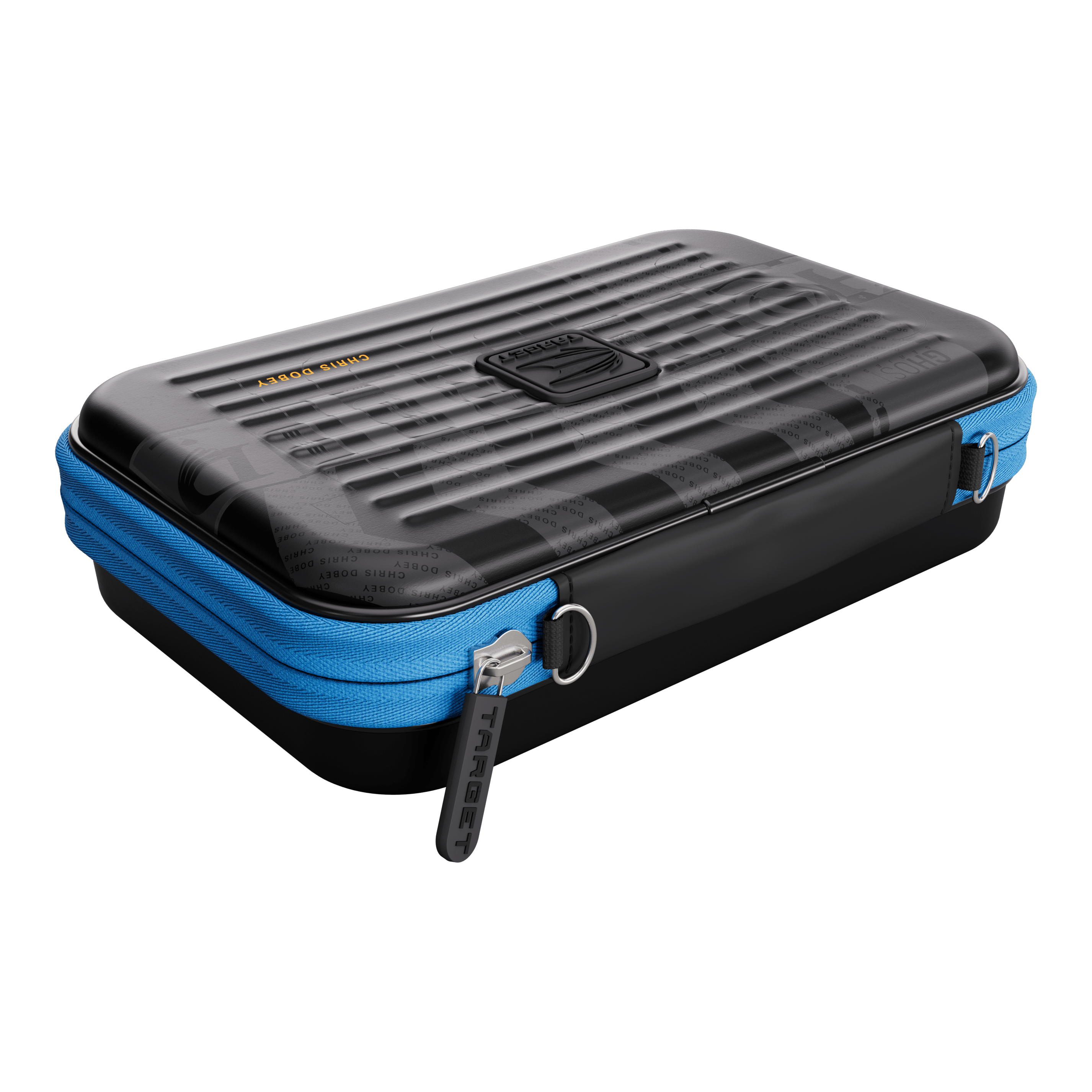 Pouzdro na šipky Takoma XL Ghost Series Chris Dobey Zu sehen ist das Takoma XL Ghost Series Chris Dobey Dartcase. Es handelt sich um eine praktische Aufbewahrung für Dartpfeile.