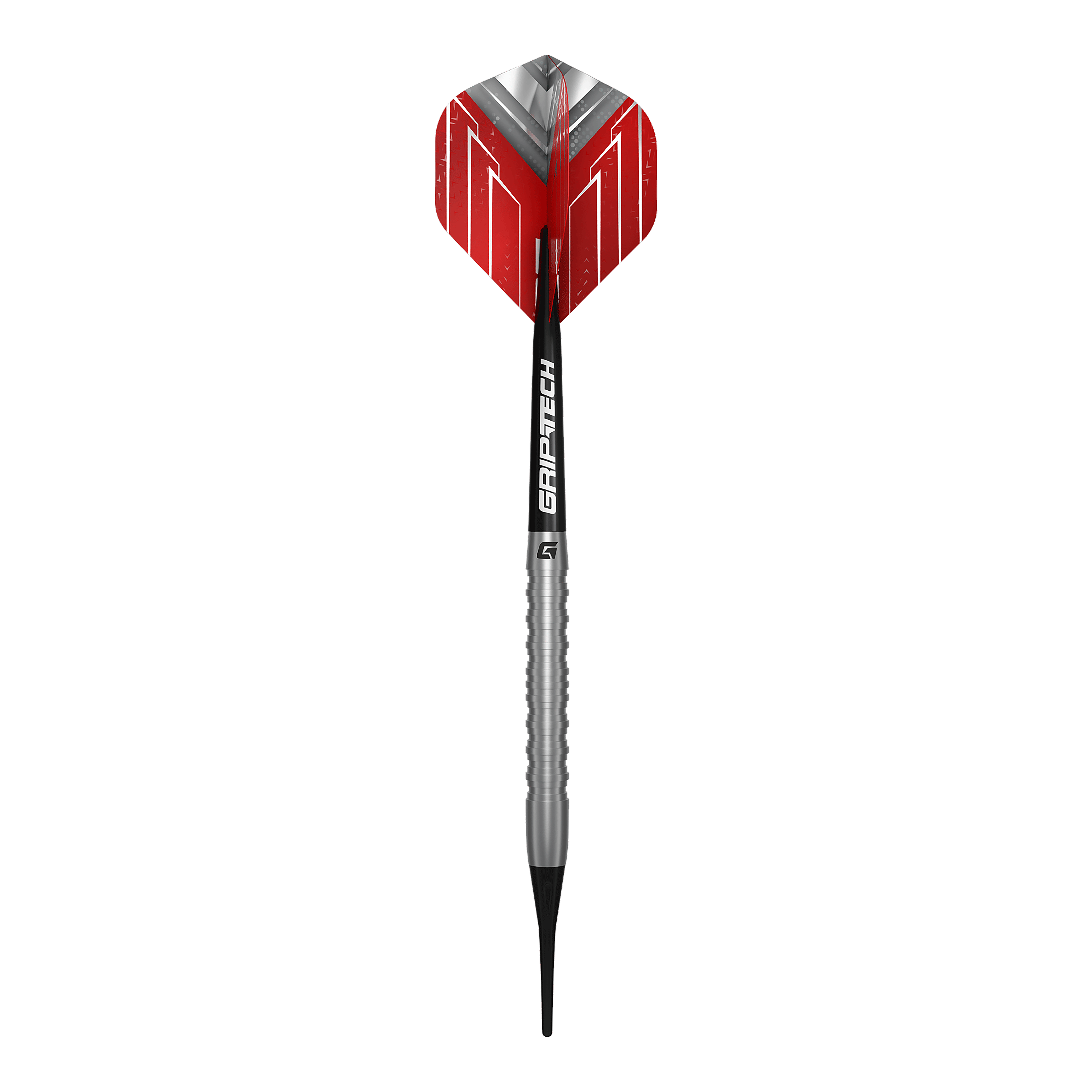 Šipky GOAT Podium Silver Softdarts - 18g Das Bild zeigt die GOAT Podium Silver Softdarts mit 18g. Dieses Softdart-Modell ist in Silberfarbe gestaltet.