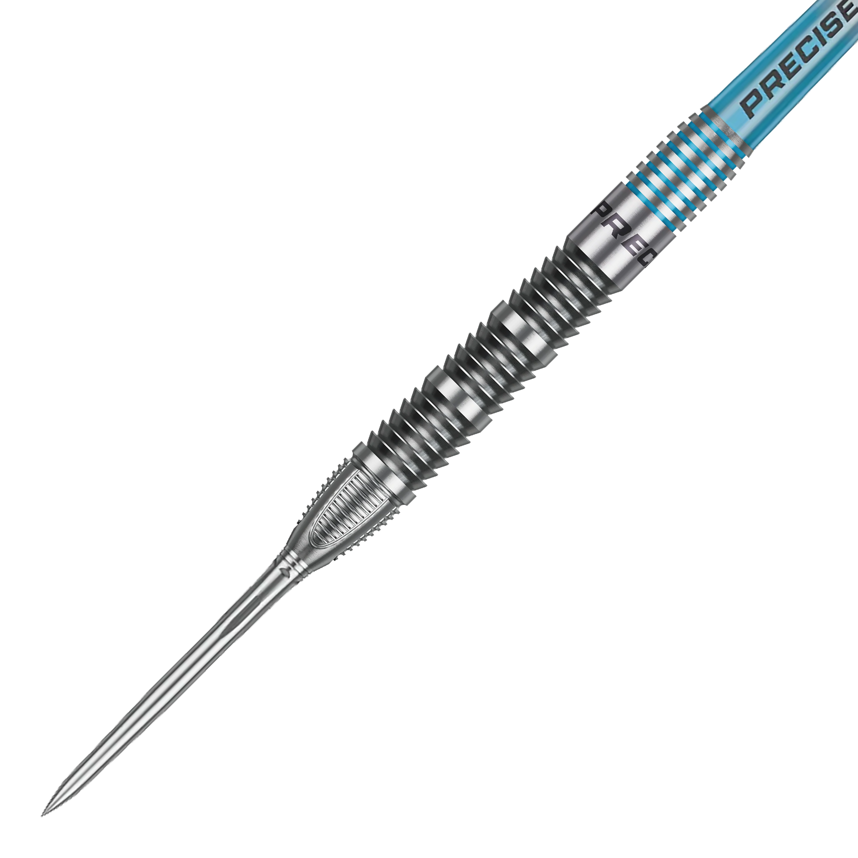 Abgebildet sind Precise 180 Bela Schugmann Double Dipper V1 Steeldarts. Die Darts eignen sich für anspruchsvolle Spieler.