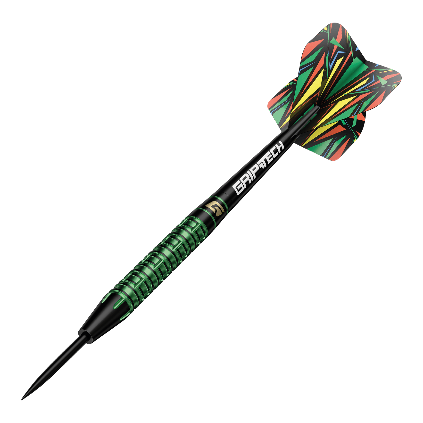 Šipky GOAT Athlete Green Tungsten Steel Auf dem Bild sind die GOAT Athlete Green Tungsten Steeldarts zu sehen. Es handelt sich um hochwertige Steeldarts mit grünem Akzent.