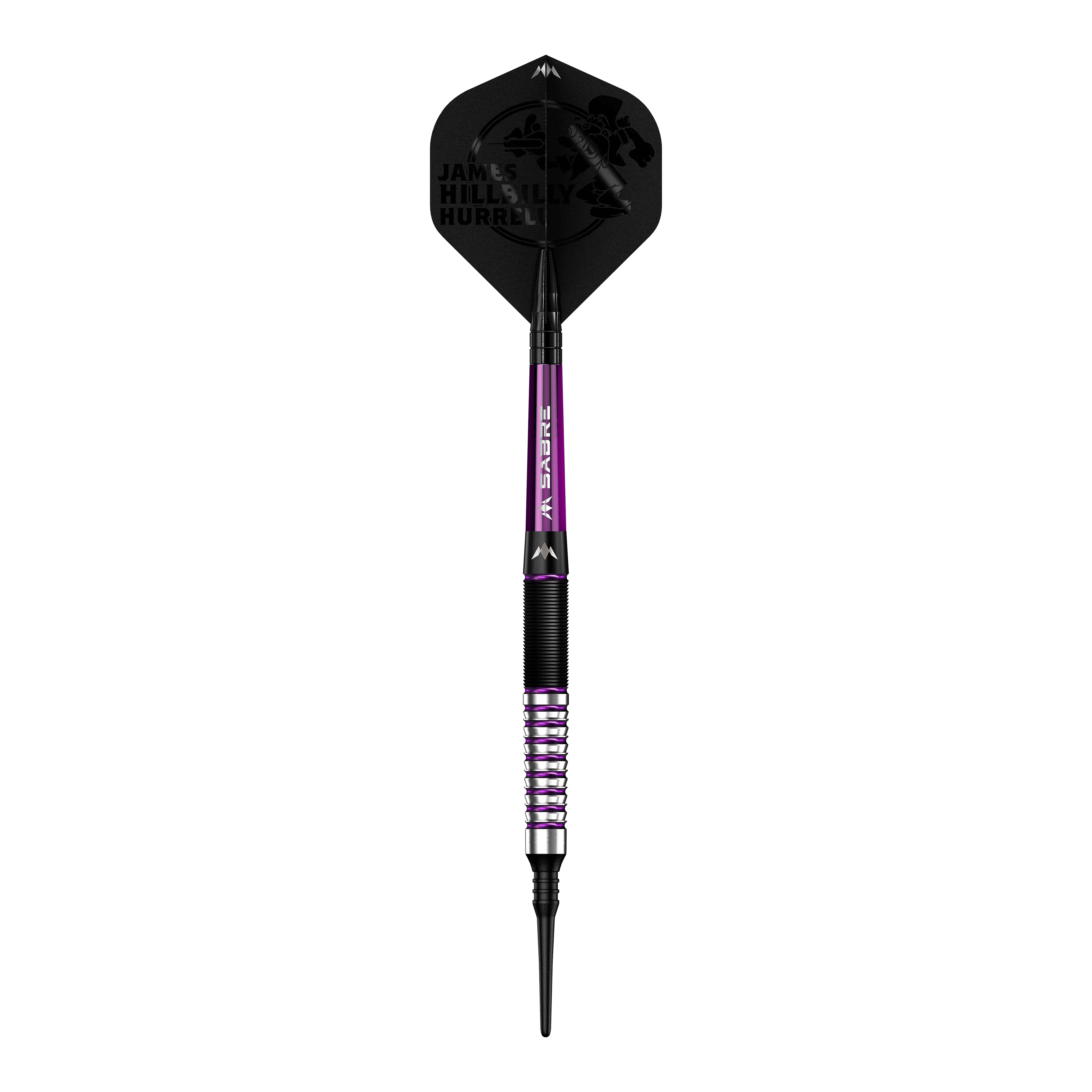 Mission James Hurrell Hillbilly Black Purple Softdarts - 18g