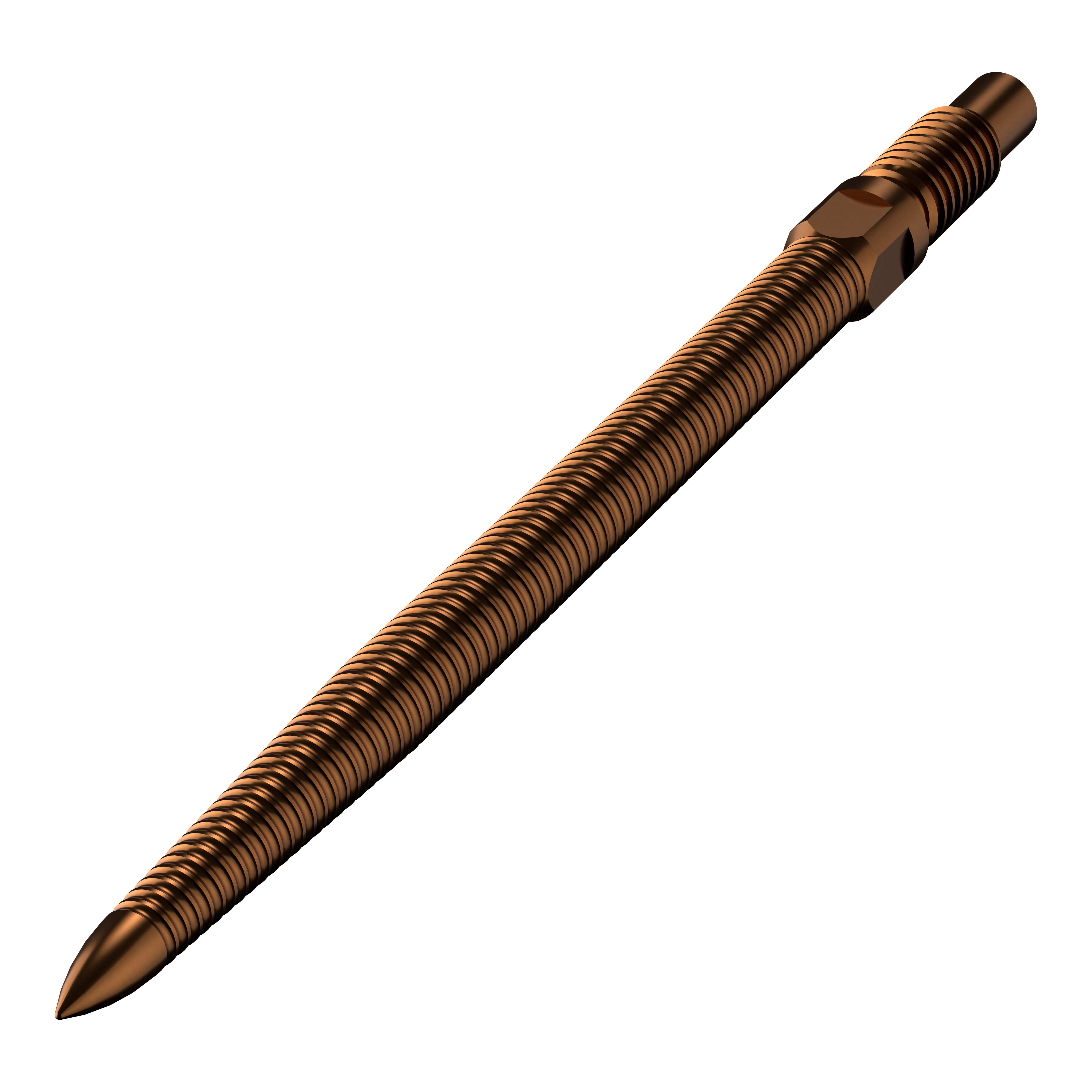 Špičky šipek Bulls NL Convertible Point - Micro Grip - bronzové Abgebildet ist eine einzelne Dartspitze mit MicroGrip in Bronze. Die Länge der Spitze beträgt 32mm.
