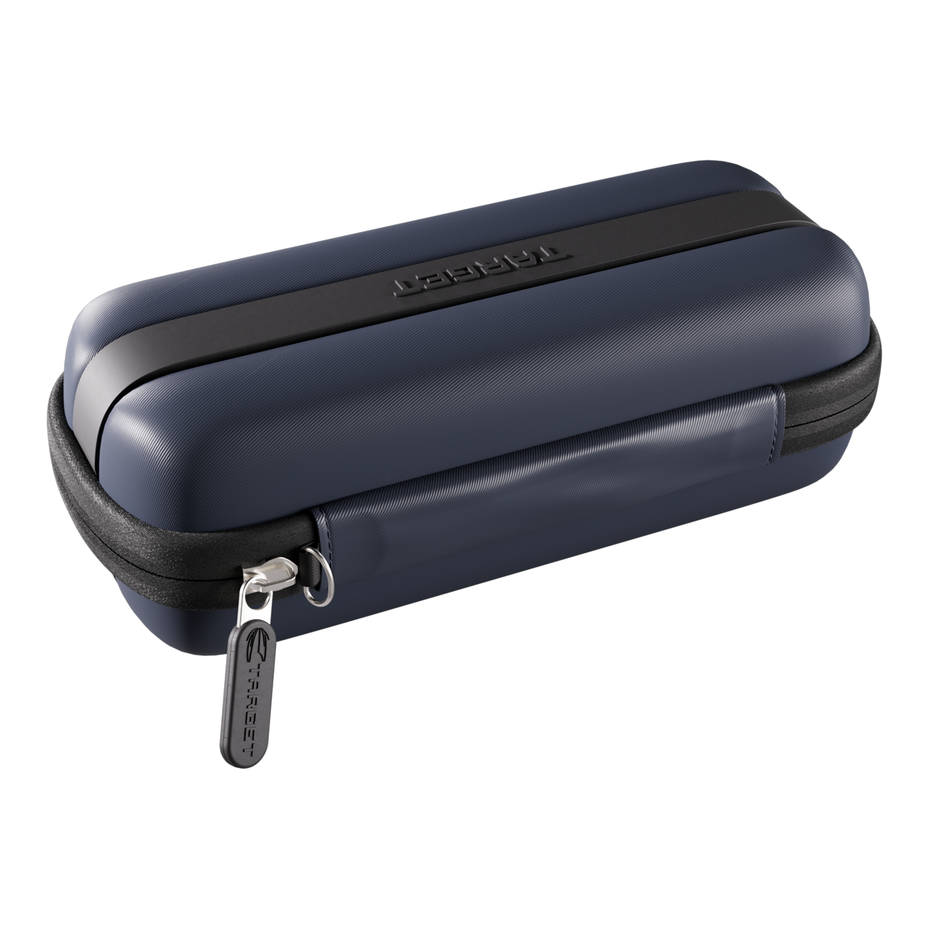 Pouzdro na šipky Target BOA Das Foto zeigt ein Target BOA Dartcase in Navy und Dunkelgrau. Es schützt und organisiert Dartpfeile und Zubehör.