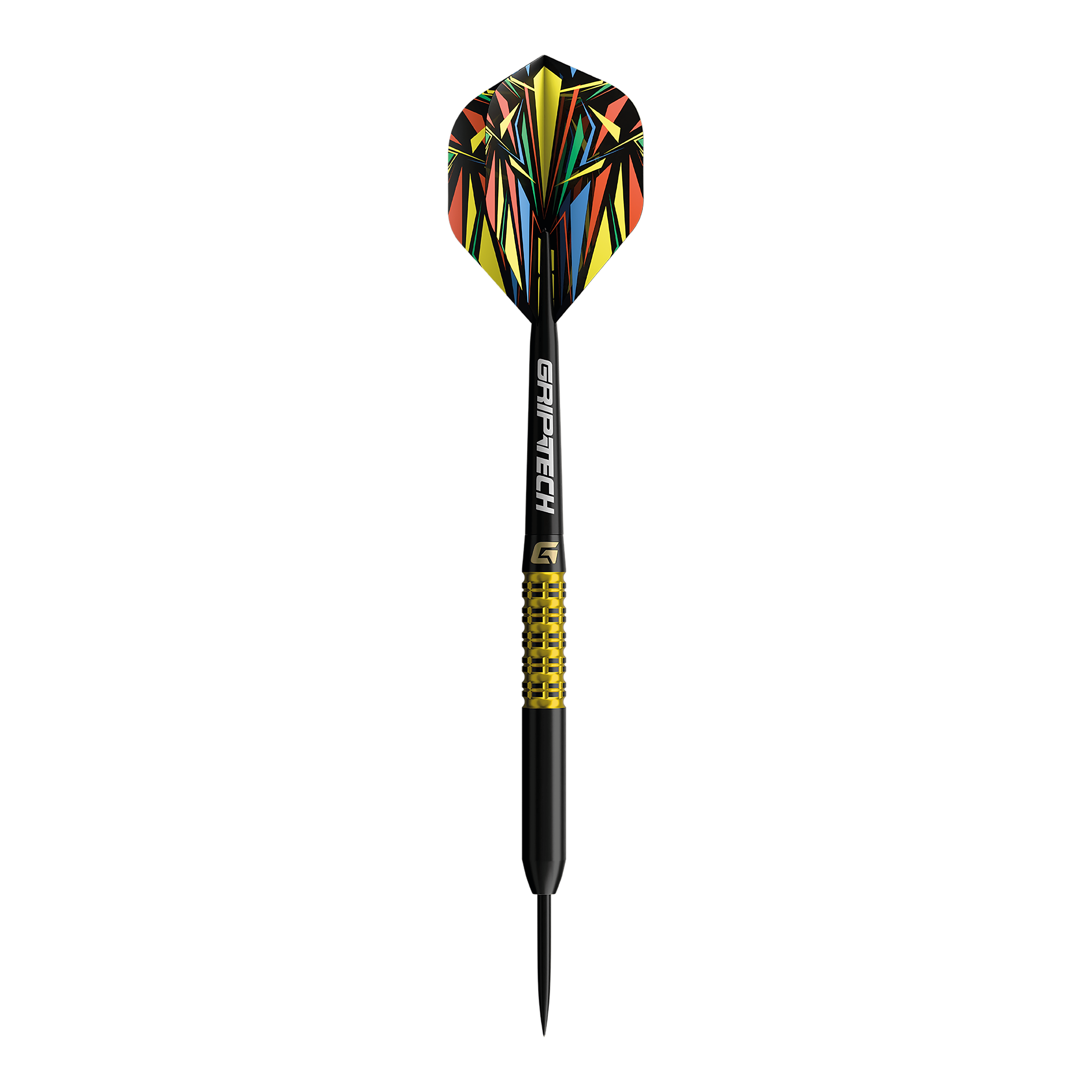 Šipky GOAT Athlete žluté wolframové oceli Zu sehen ist ein gelber Tungsten-Steeldart. Die Bezeichnung im Dateinamen lautet 'GD7000770 GOAT Athlete Yellow Tungsten Steeldarts 1'.
