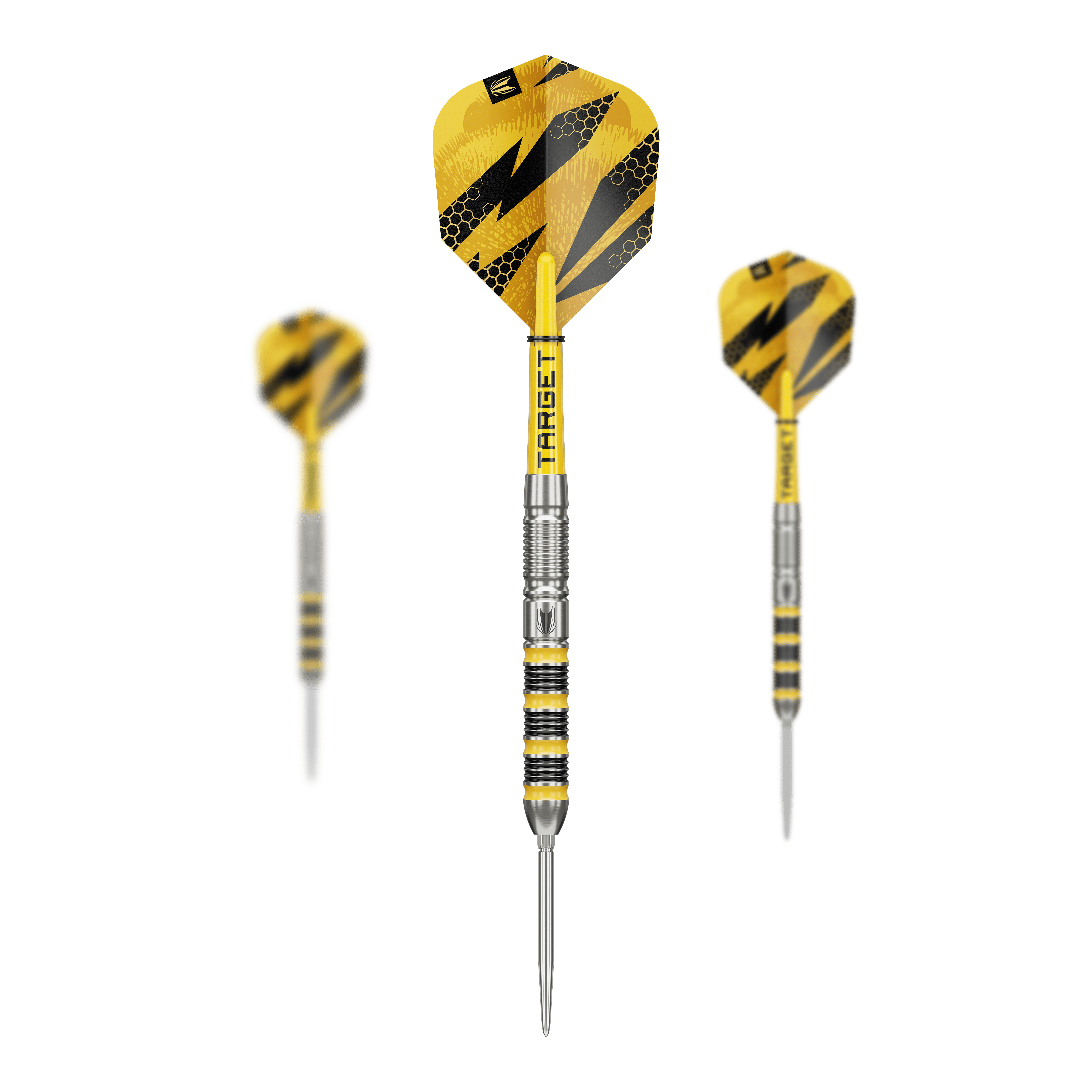 Ocelové šipky Target Buzz 01 Swiss Points Abgebildet sind die Target Buzz 01 Swiss Points Steeldarts. Diese Darts sind robust und präzise gefertigt.