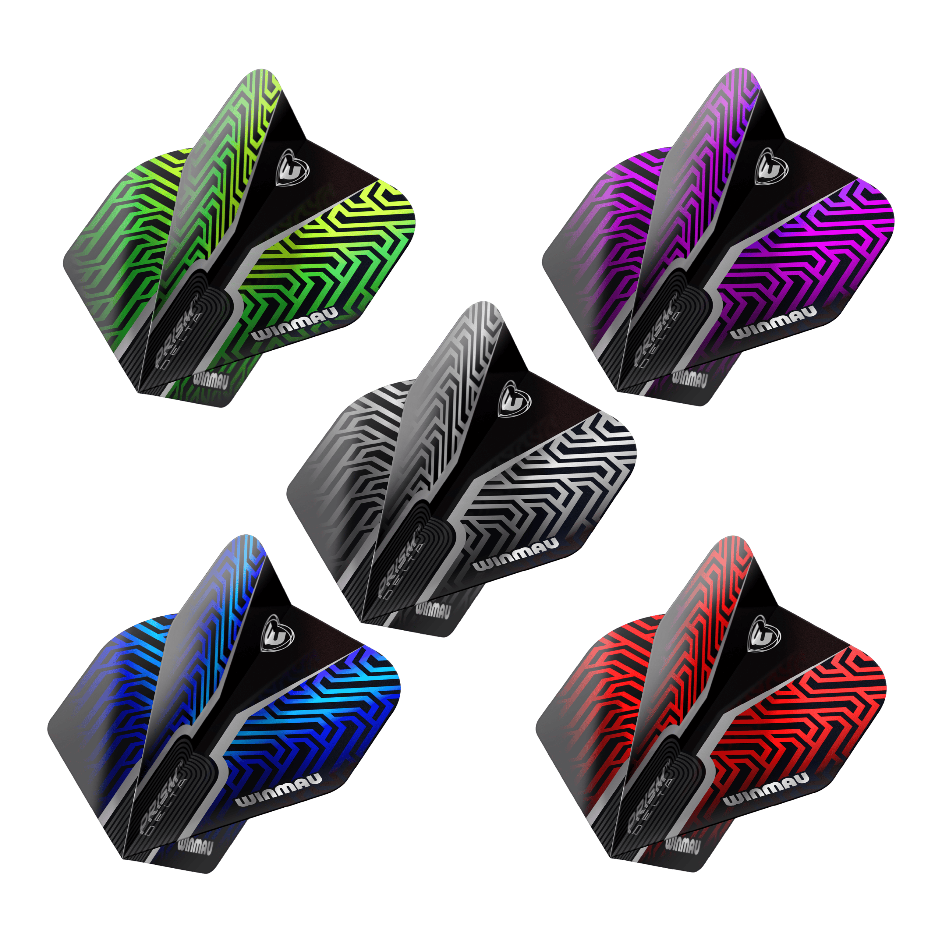 Winmau Prism Delta No2 Standard Flight Collection Abgebildet ist die Winmau Prism Delta No2 Standard Flight Collection. Die Flights sind für Dartpfeile konzipiert.