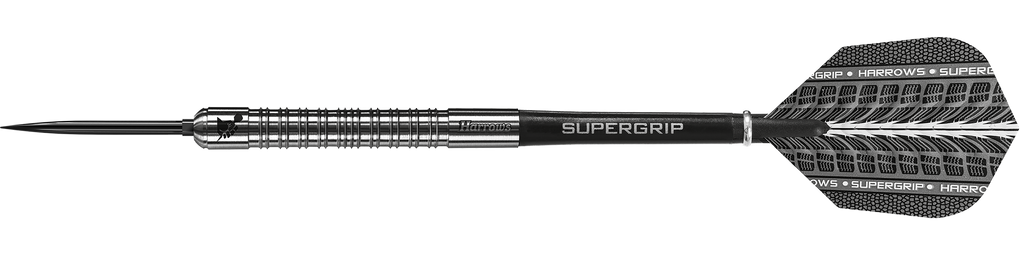 Harrows Supergrip 90 ocelové šipky s rychlopohyblivým hrotem
