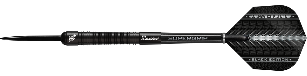 Ocelové šipky Harrows Supergrip Black Edition