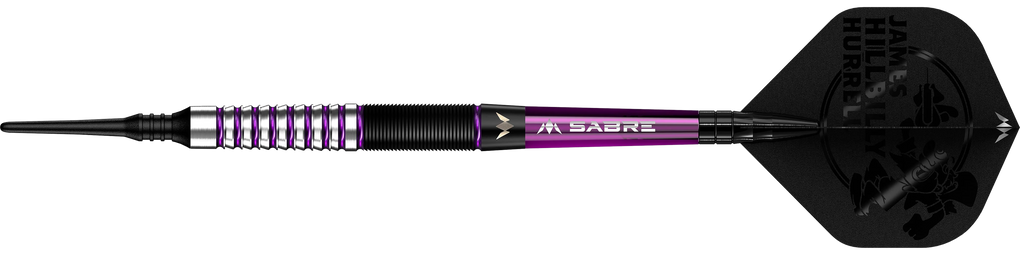 Mission James Hurrell Hillbilly Black Purple Softdarts - 18g