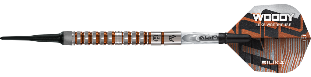 Harrow's Luke Woodhouse Series 3 měkké šipky - 18g