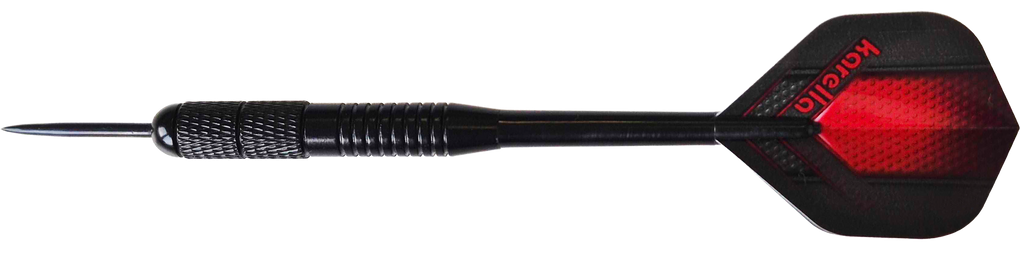 Ocelové šipky Karella Black Brass - 21g