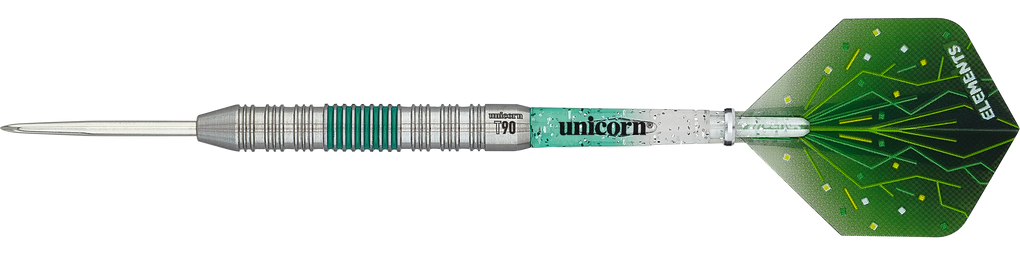 Unicorn T90 Core XL Zelené ocelové šipky