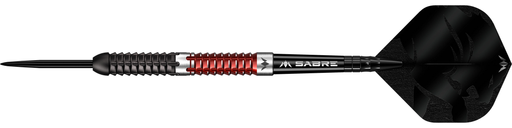 Šipky Mission Llew Bevan Černočervené elektro ocelové - 23g