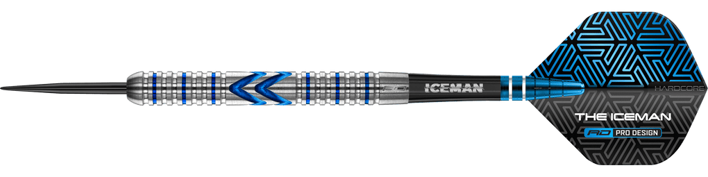 Ocelové šipky Red Dragon Gerwyn Price Iceman Midnight Edition