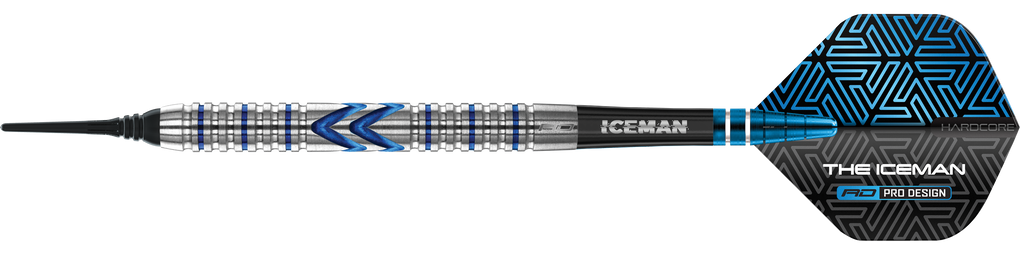 Šipky Red Dragon Gerwyn Price Iceman Midnight Edition měkké - 20g