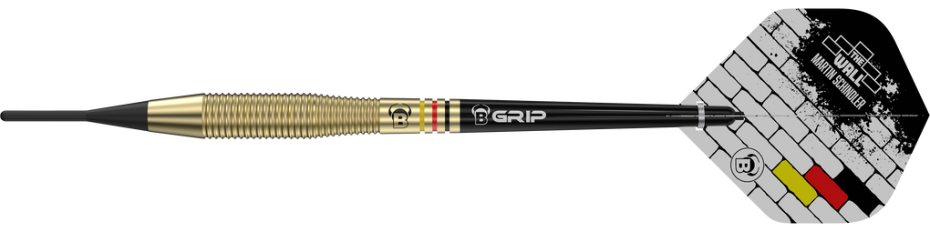 Šipky Bulls Martin Schindler The Wall Brass Softdarts - 18g