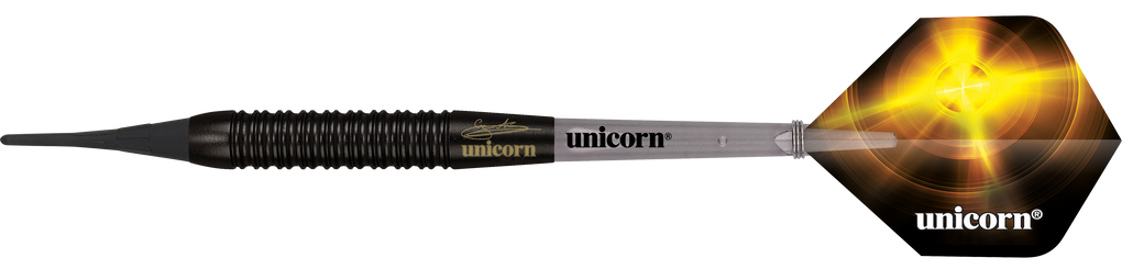 Šipky Unicorn World Champion Gary Anderson Black Brass Soft - 19 g
