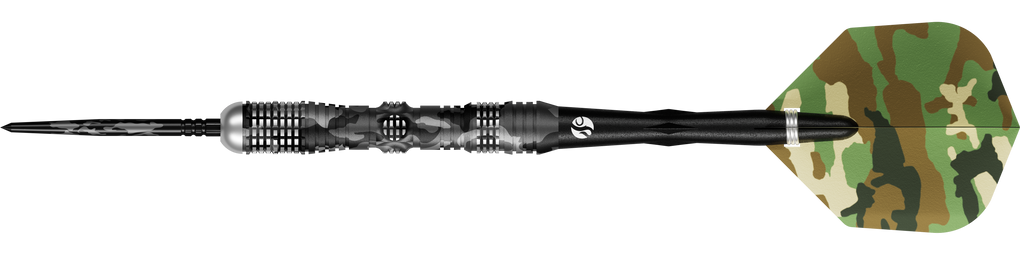 Ocelové šipky Shot Camo Longshot Turbo Point - 23g