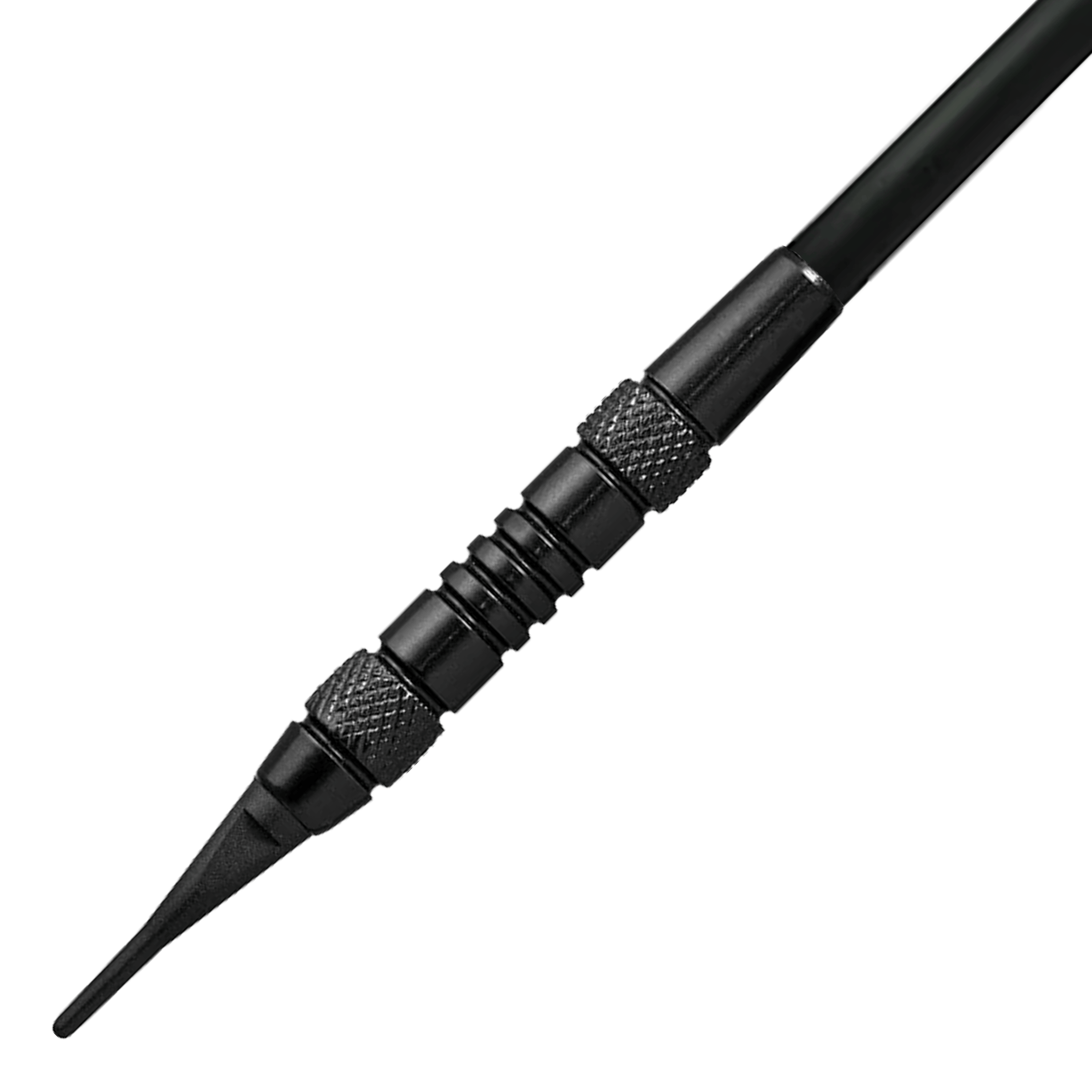 Zu sehen sind Bulls NL Thriller Black Brass Softdarts mit einem Gewicht von 18 Gramm. Die Darts eignen sich besonders für ambitionierte Softdartspieler.