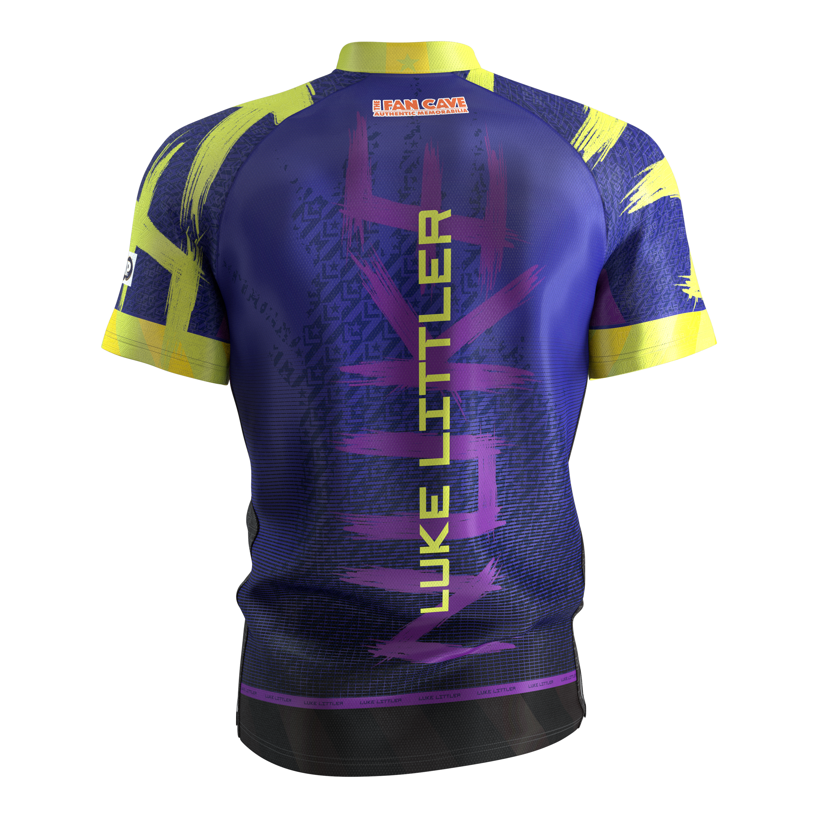 Target Luke Littler Dartshirt 2026 ist auf diesem Bild zu sehen. Es handelt sich um ein Dartshirt mit modernem Design.