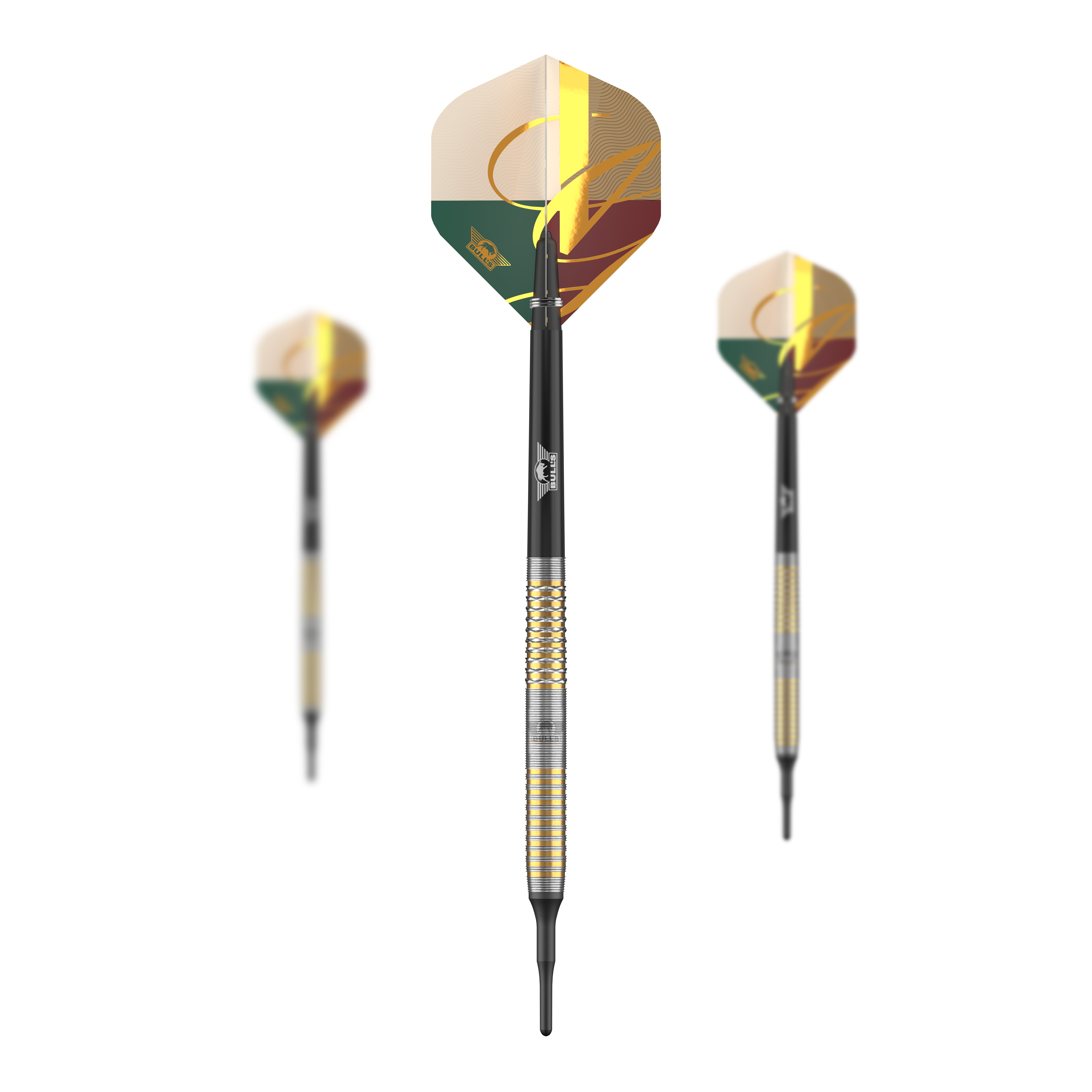 Šipky Bulls NL Vintage Ghost Soft - 20g Abgebildet ist das Produkt Bulls NL Vintago Ghost Softdarts - 20g. Die Darts sind für das Softdartspiel konzipiert.
