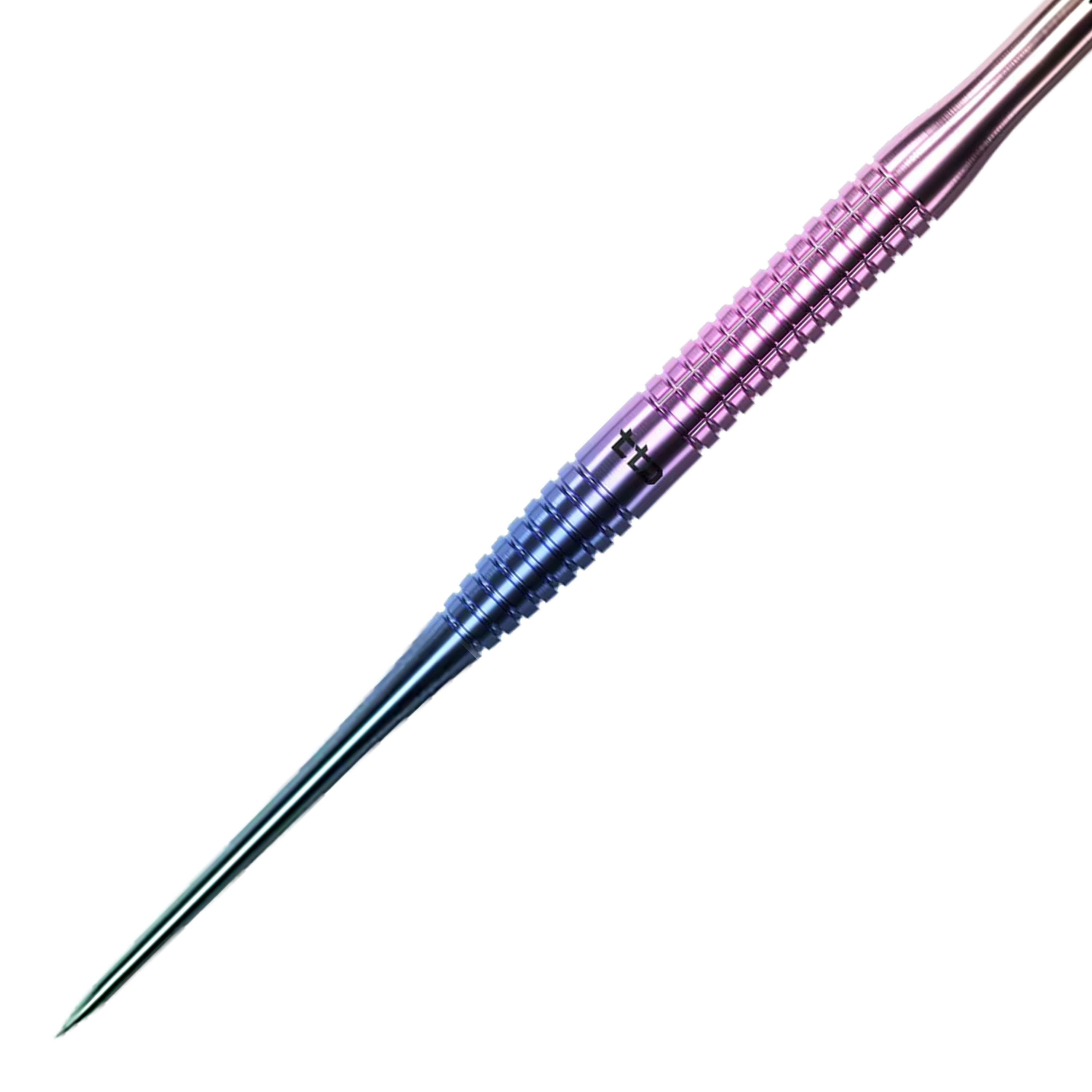 Caliburn TTD Complete Titanium T3 Rainbow Steeldarts - 7g. Dieser Steeldartpfeil hat ein auffälliges regenbogenfarbenes Titan-Design.