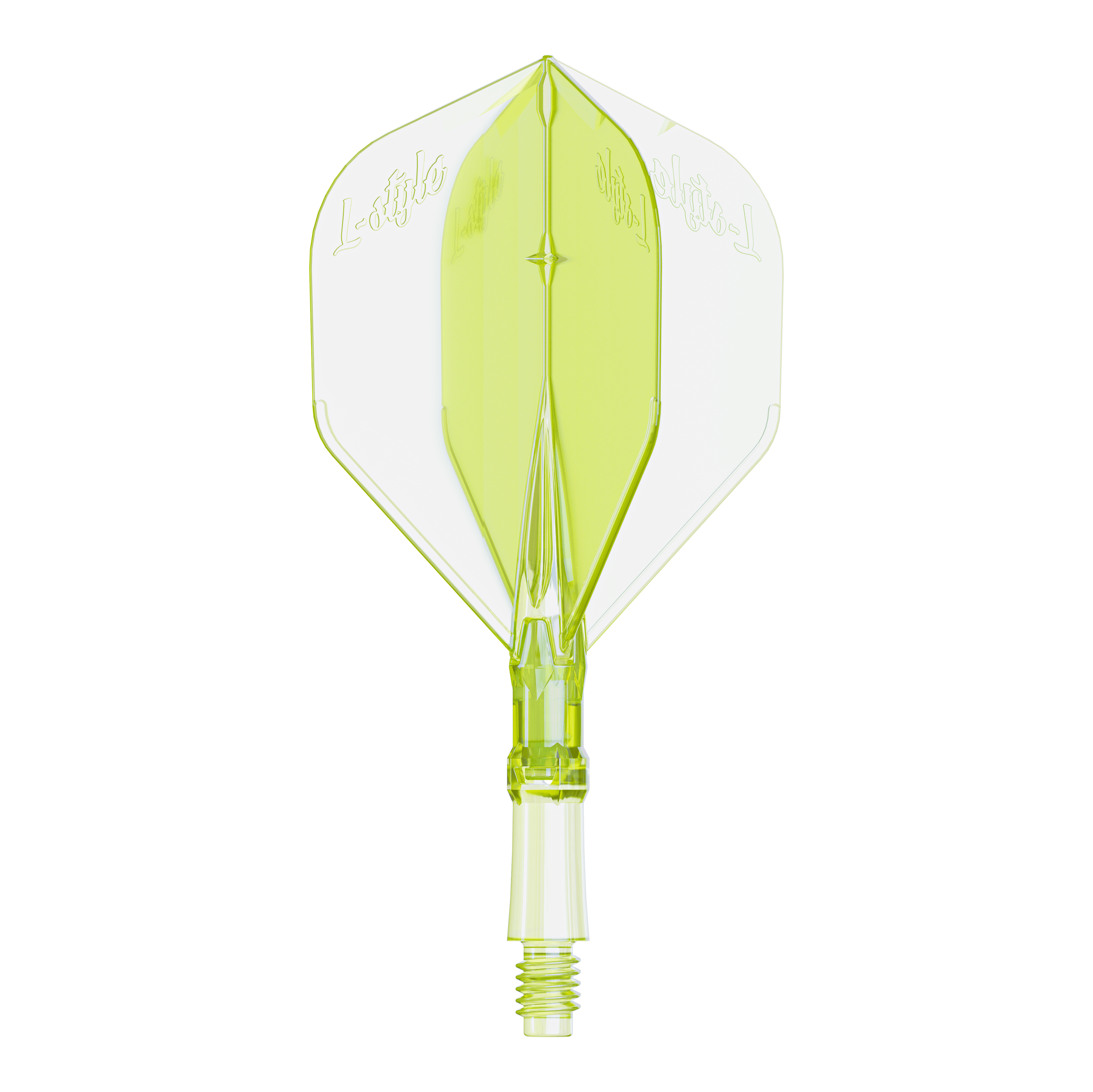 Světla L-Systém L - neonově žlutá Kleine Dart-Flights in auffälligem Neongelb, vermutlich für das L-System. Diese Flights bieten eine auffällige Farbalternative für Darts.