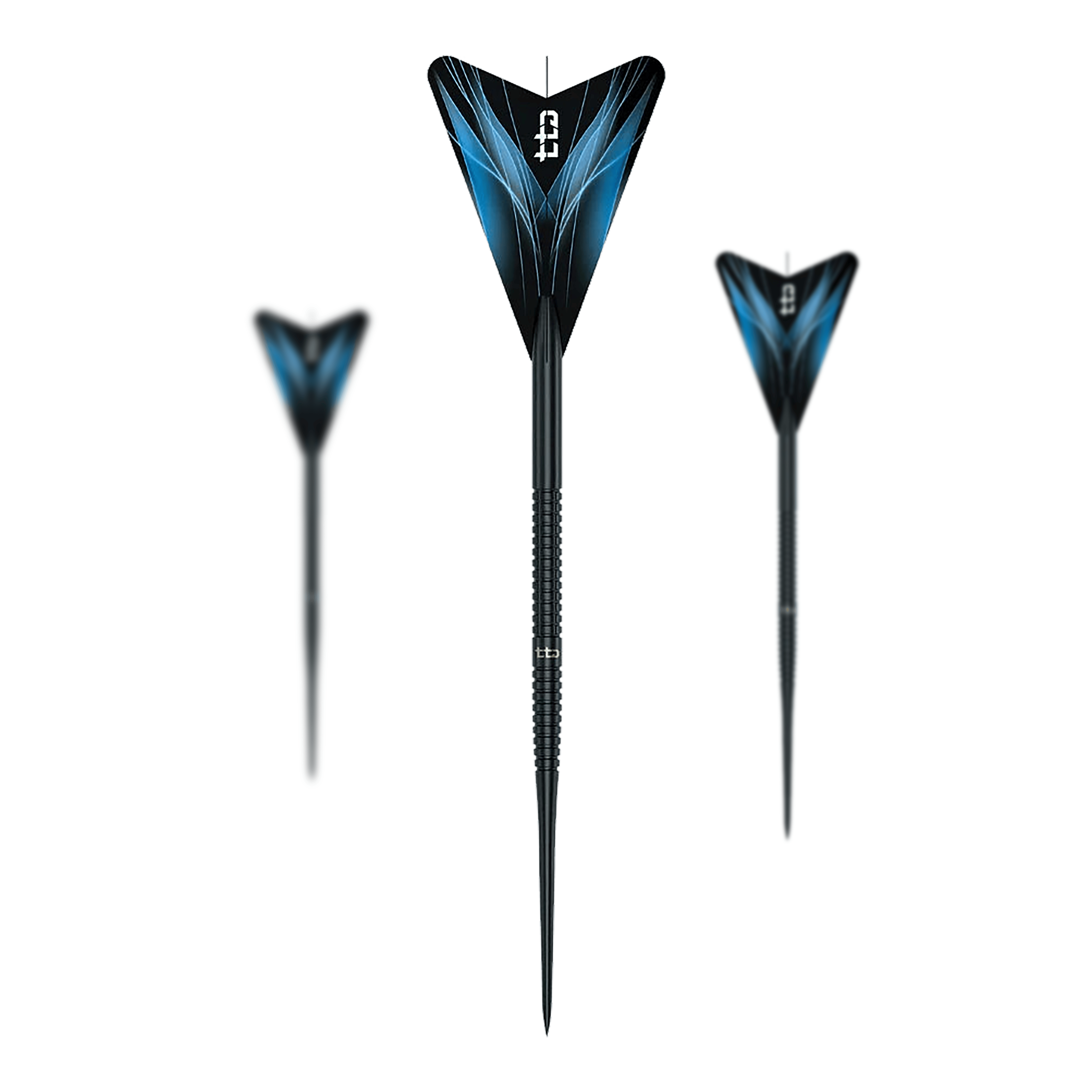 Caliburn TTD Complete Titanium T1 černé ocelové šipky - 5g Abgebildet sind die Caliburn TTD Complete Titanium T1 Black Steeldarts - 5g. Die Darts haben ein schwarzes Design und wiegen 5g.
