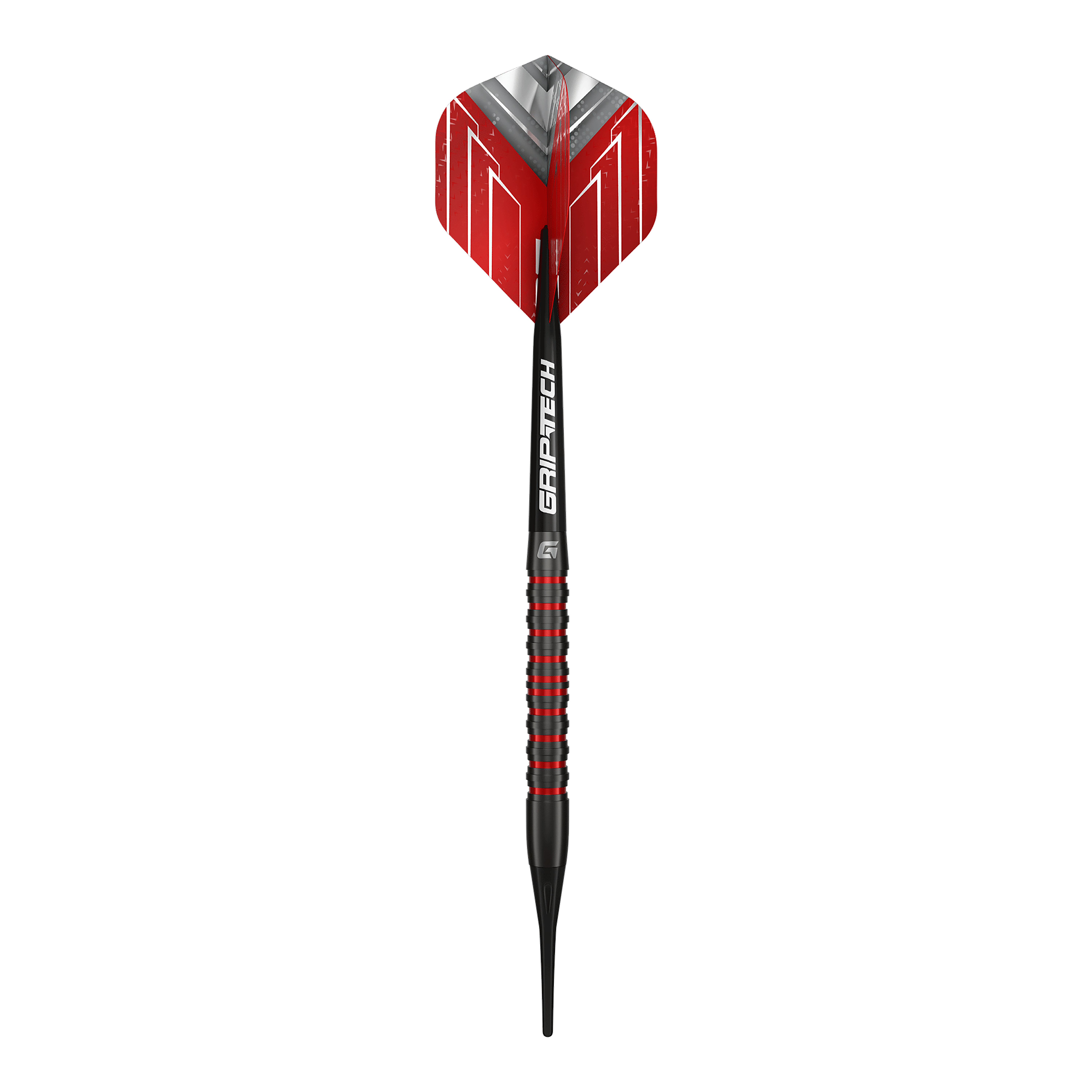 Dieses Bild zeigt die GOAT Podium Black Softdarts - 20g. Die Softdarts werden einzeln hervorgehoben.