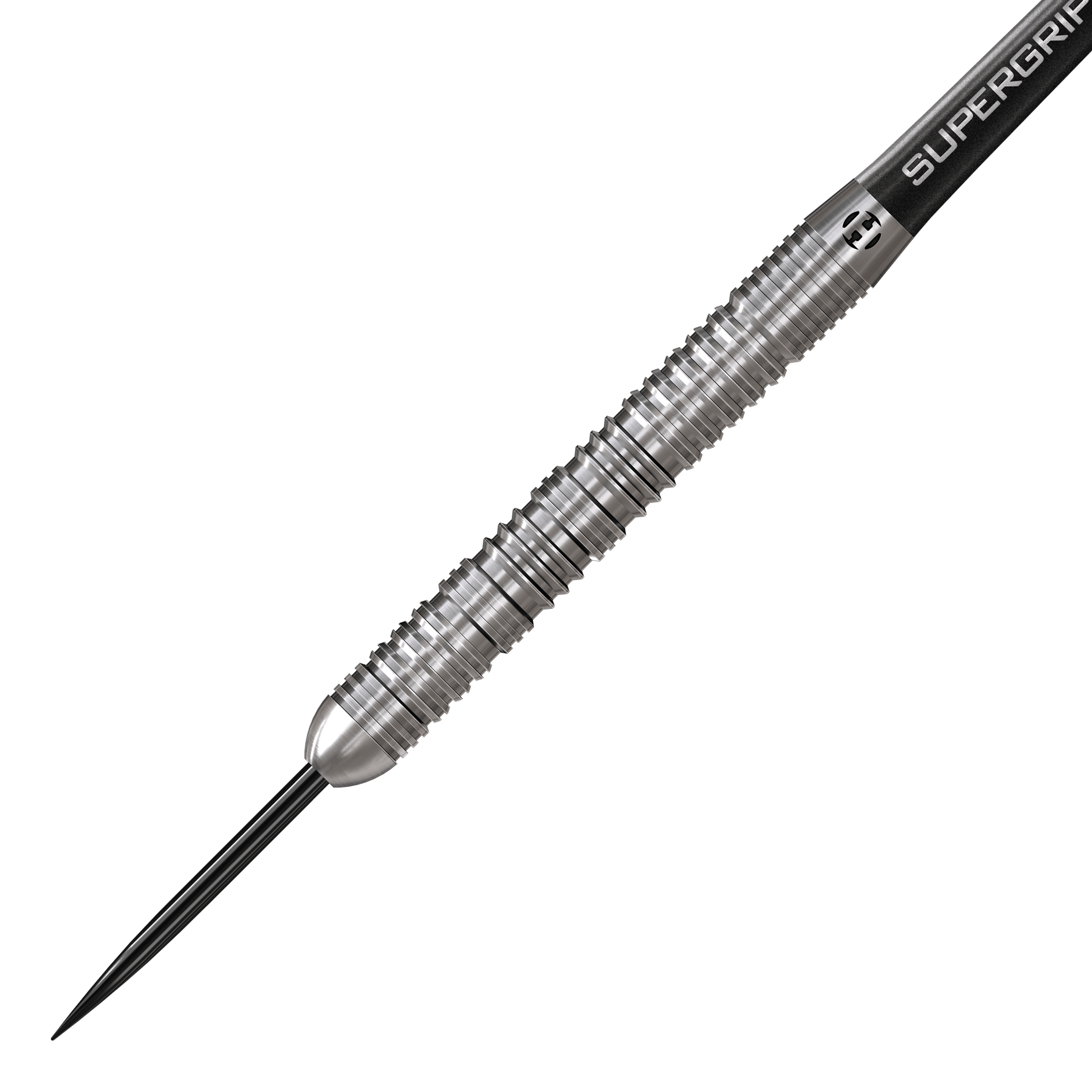 Ocelové šipky Harrows Impact Zu sehen ist ein weiteres Detailfoto von Harrows Impact Steeldarts. Die hochwertige Verarbeitung der Darts ist deutlich erkennbar.