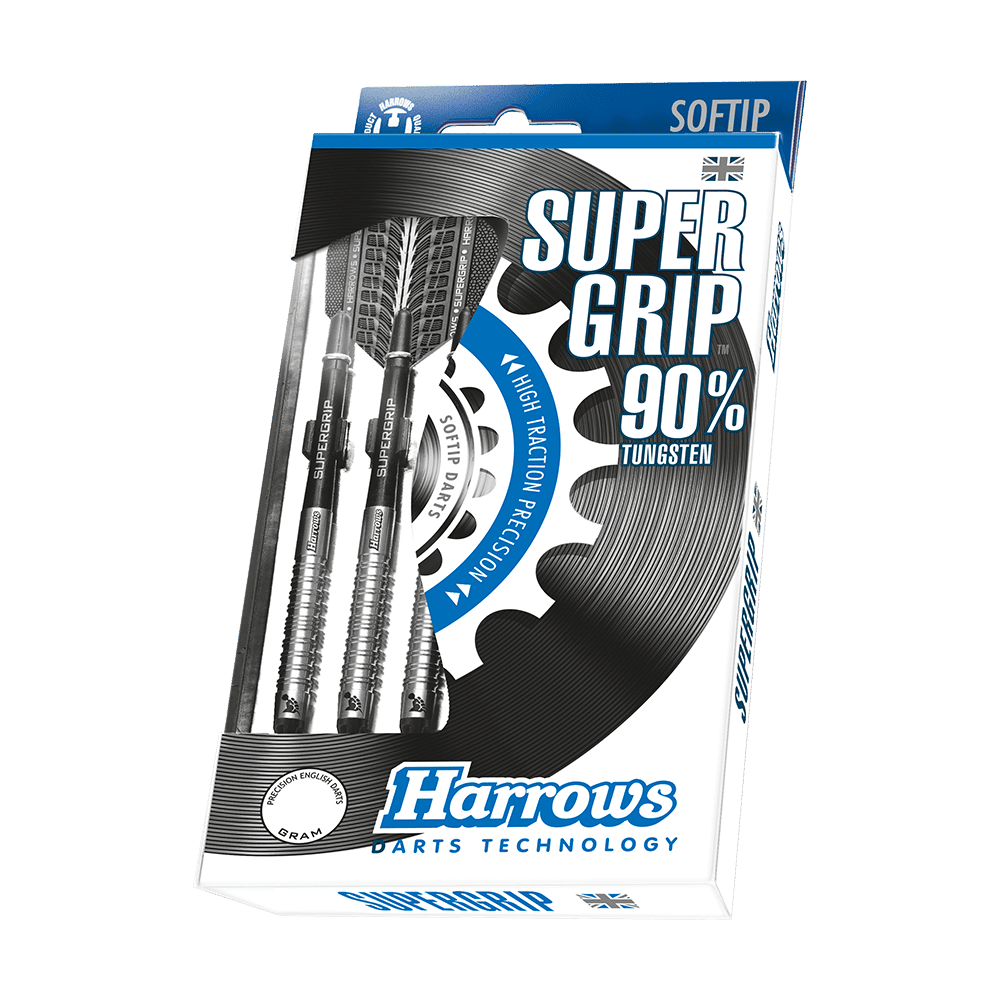 Harrows Supergrip 90% měkké šipky