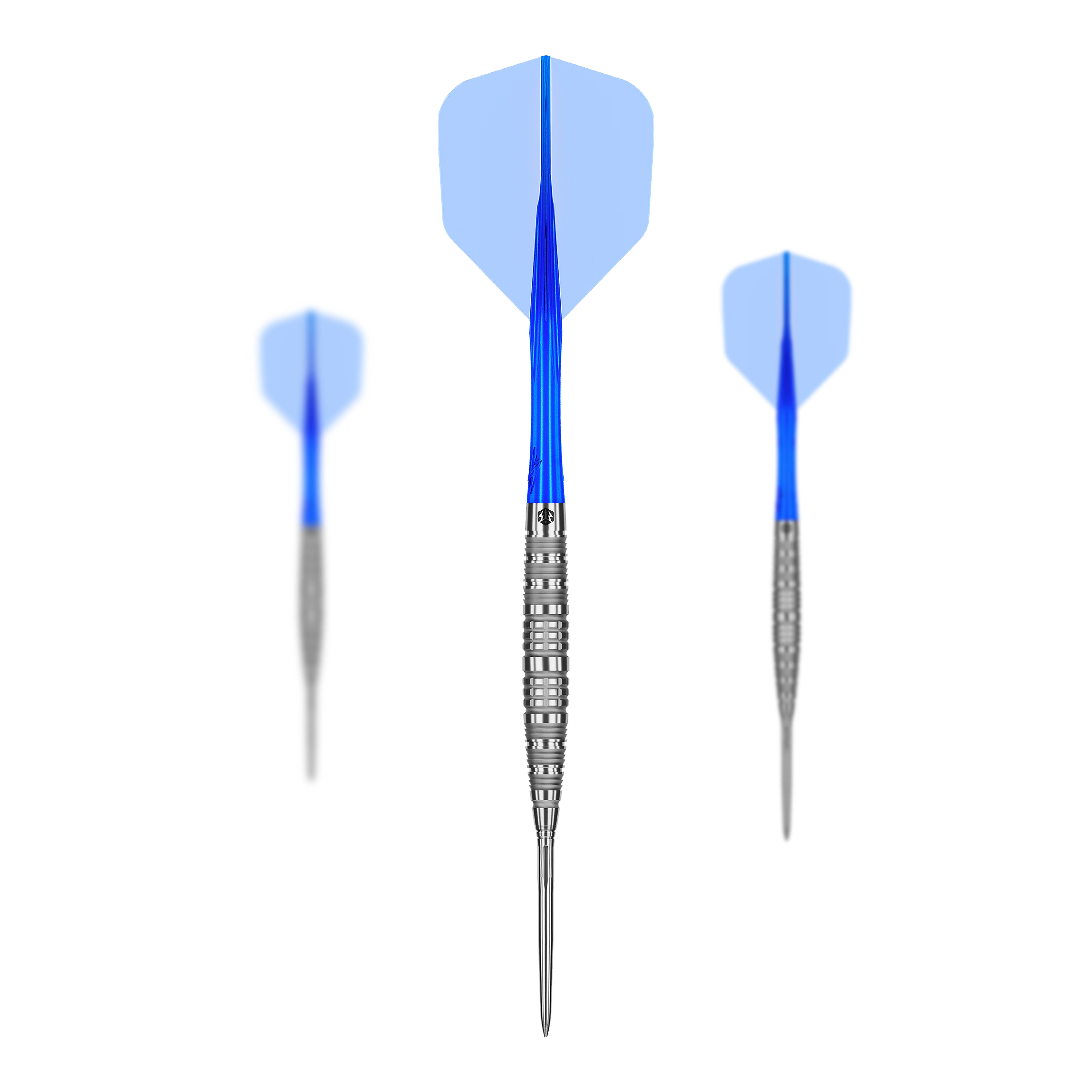 Ocelové šipky Caliburn Rix EZ-EVO R6 Das Bild zeigt Caliburn Rix EZ-EVO R6 Steeldarts in einem Set. Diese Steeldarts sind speziell für Präzisionswürfe entwickelt.