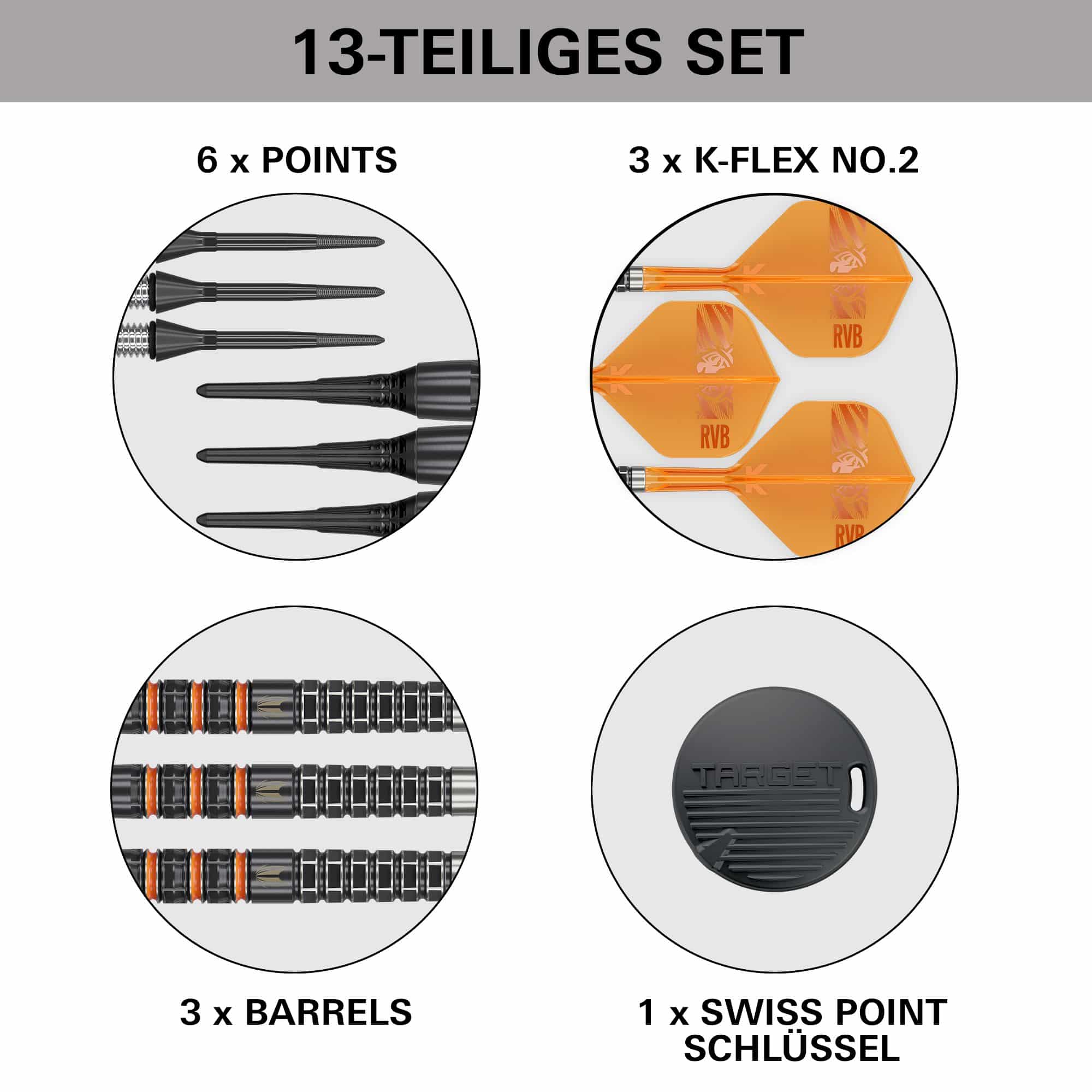 Terč Raymond Van Barneveld 95K měkké šipky - 20g Terč Raymond Van Barneveld 95K měkké šipky - 20g