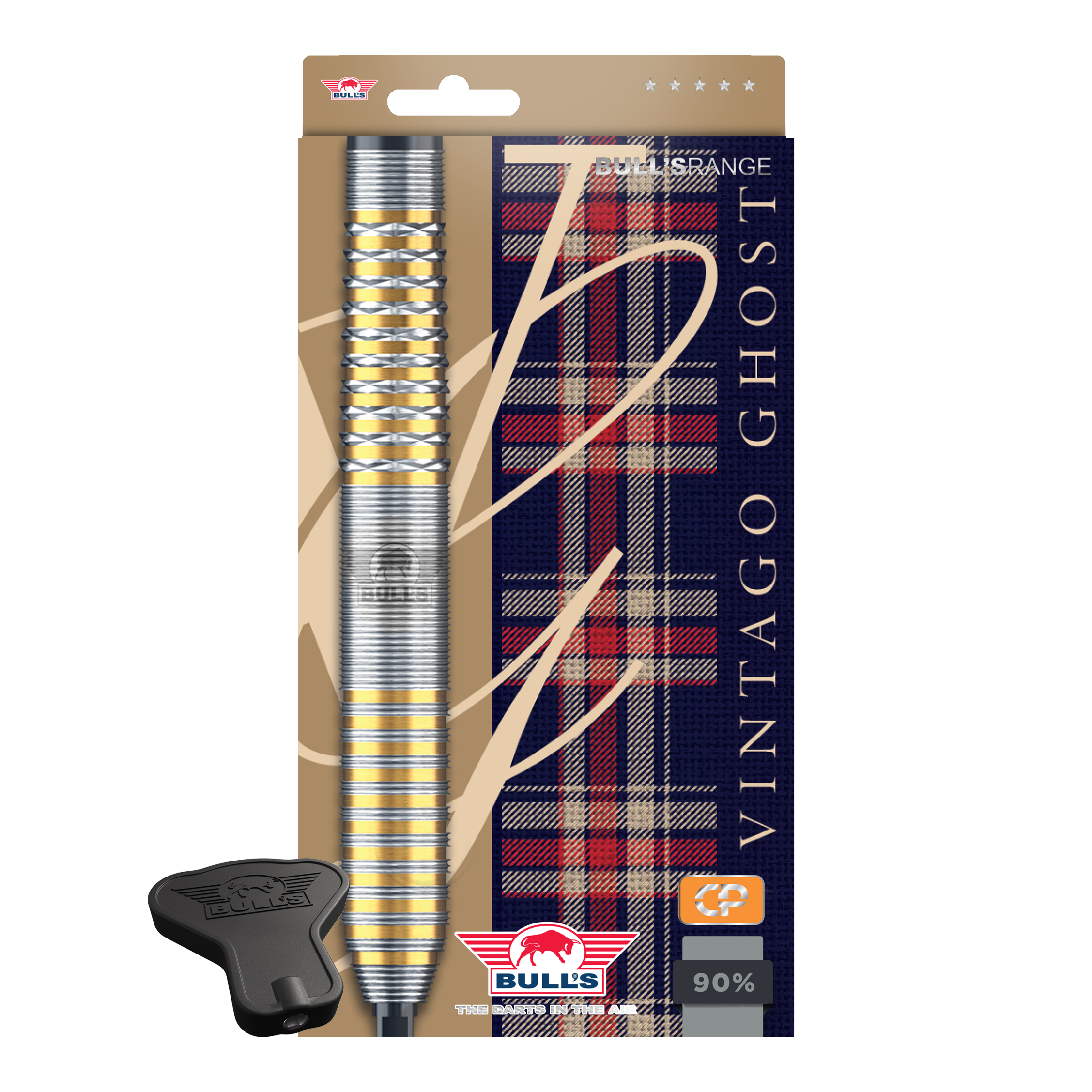 Ocelové šipky Bulls NL Vintage Ghost Convertible Points Zu sehen ist das Produkt Bulls NL Vintago Ghost Convertible Points Steeldarts. Die Darts zeichnen sich durch ihre Wandelbarkeit und Präzision aus.