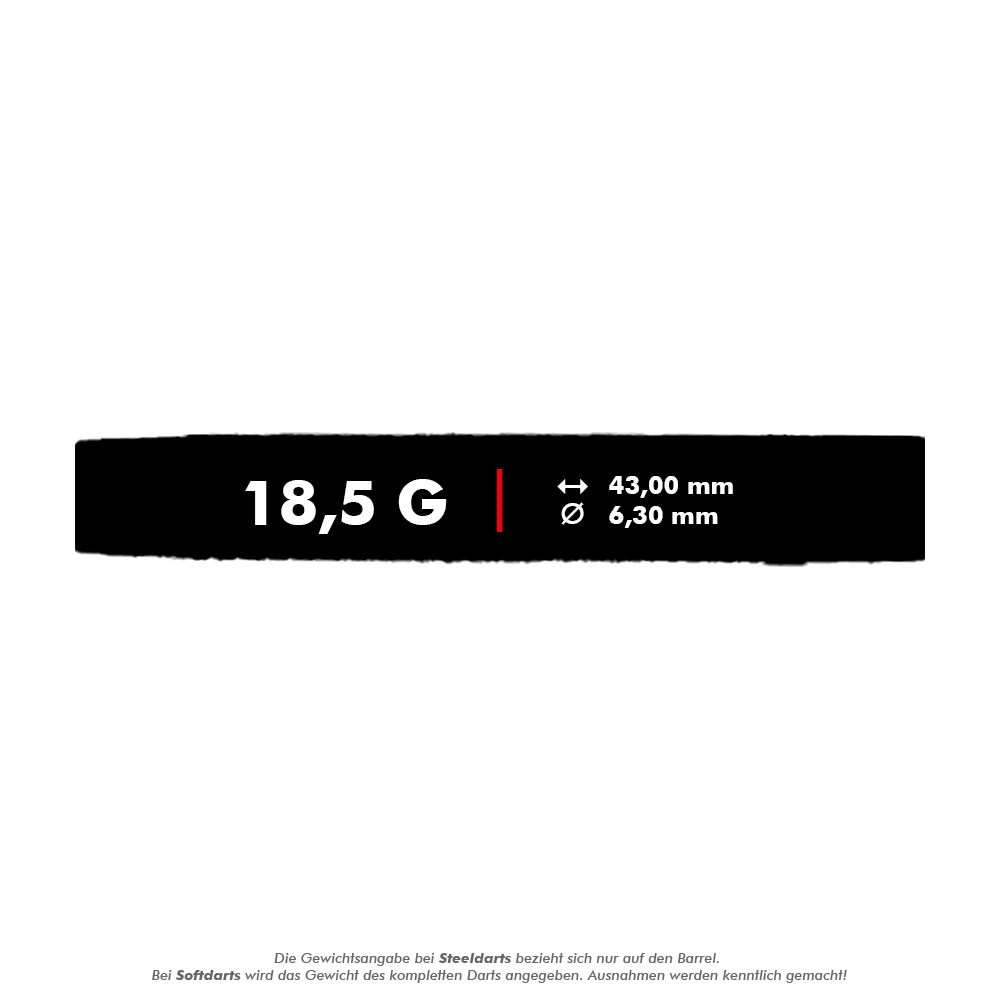 McDart 85 Tungsten V21 měkké šipky - 18,5g