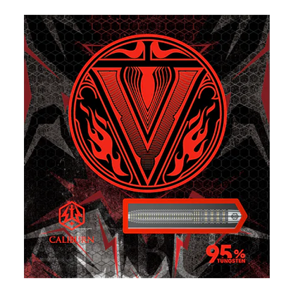 Ocelové šipky Caliburn V-Series V2 Zu sehen sind Caliburn V-Series V2 Steeldarts. Sie sind ideal für den professionellen Einsatz.