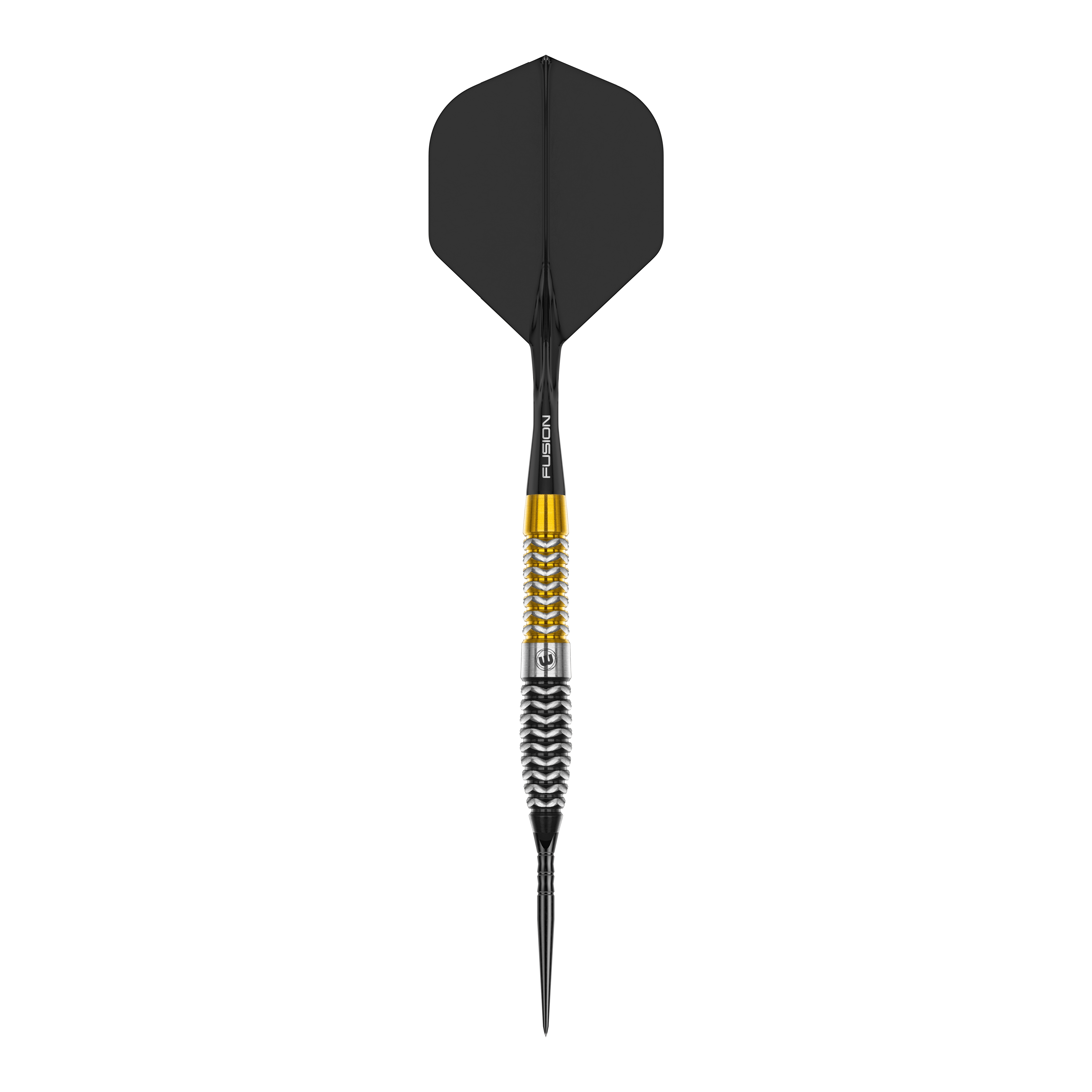 Stříkací body Winmau Exion Torpedo Steeldarts Dieses Bild stellt einen einzelnen Winmau Exion Torpedo Switch Point Steeldart dar. Der Fokus liegt auf einem Dartpfeil mit charakteristischem Design.