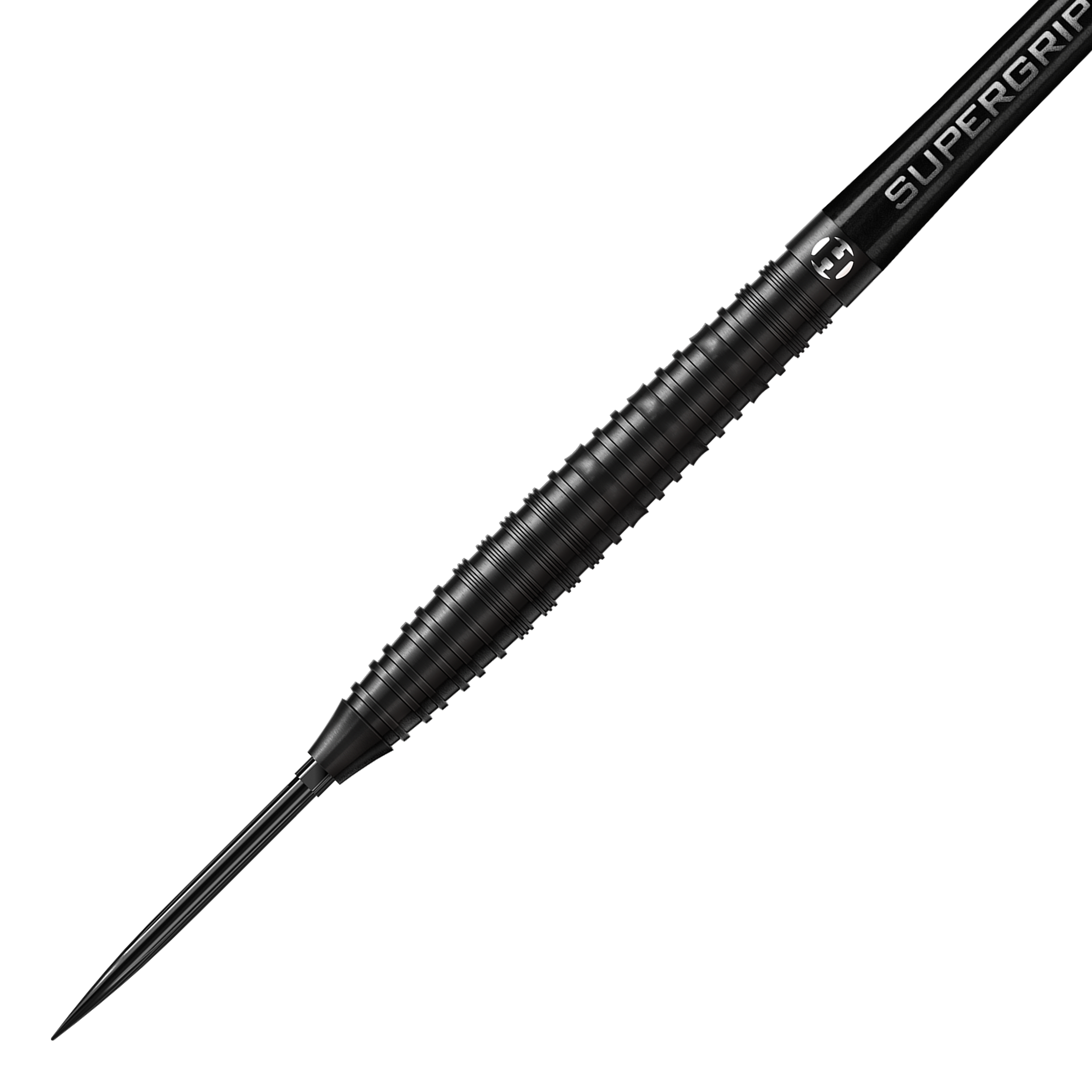Harrows NX90 Black Edition Tapered Quick Point ocelové šipky Hier sieht man die Harrows NX90 Black Edition Tapered Quick Point Steeldarts. Das Bild stellt die Details des Produkts dar.