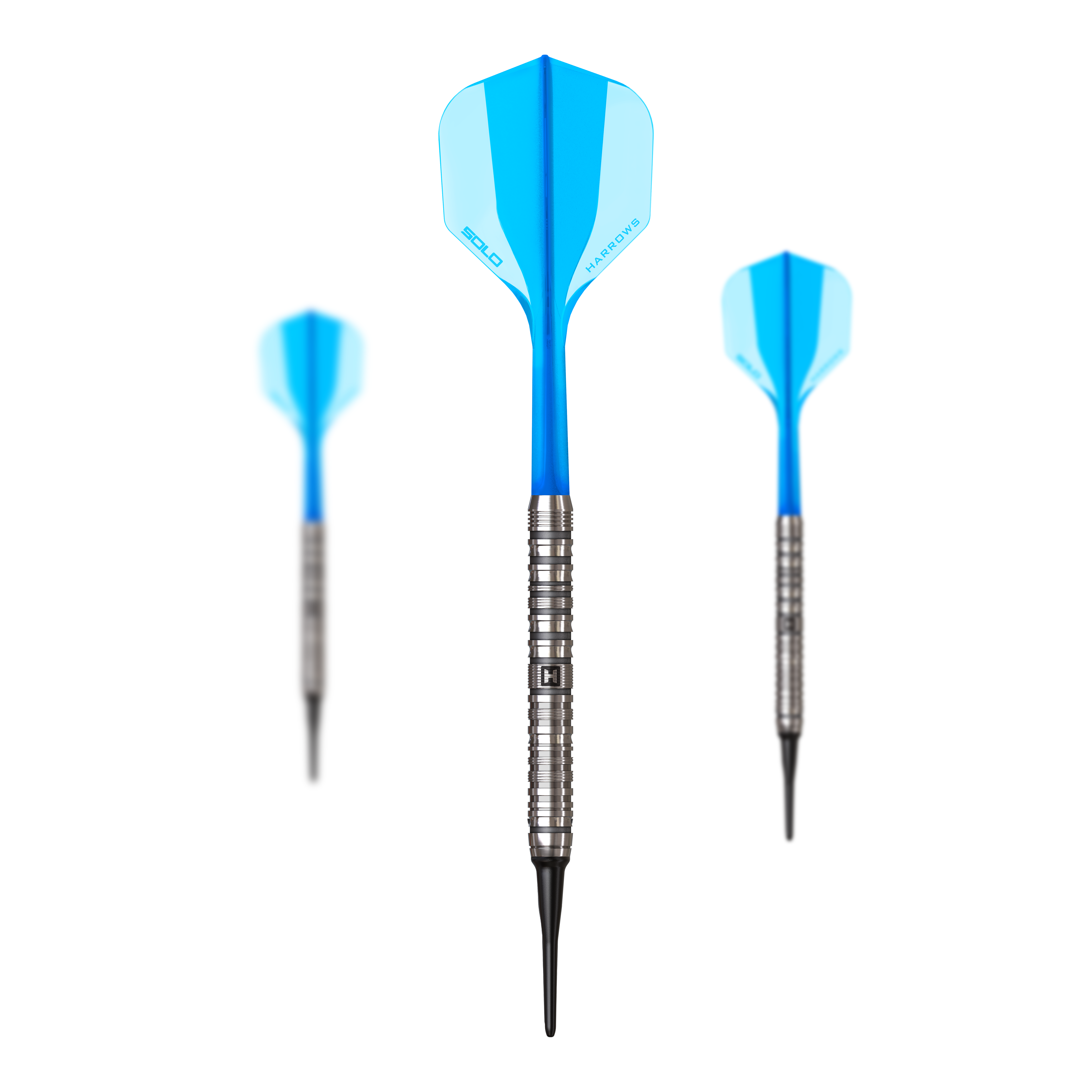 Harrows Flux Softdarts - 20g Harrows Flux Softdarts mit 20g sind im Set abgebildet. Das Set ist sportlich und stilvoll arrangiert.