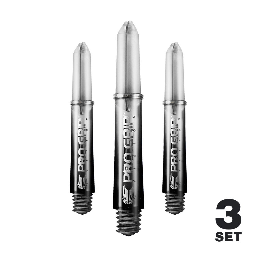 Target Pro Grip Vision Shafts - 3 sady - Černá