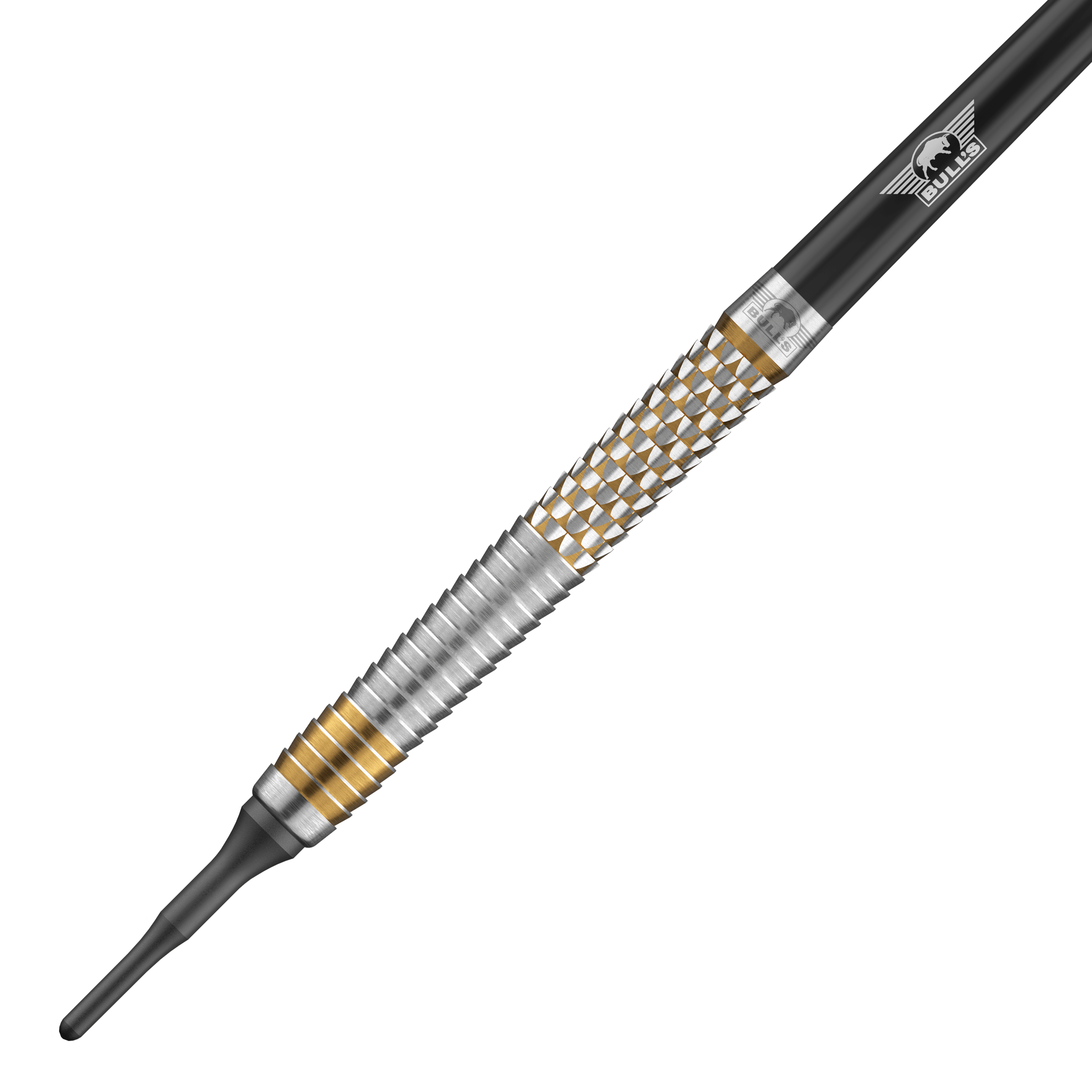 Šipky Bulls NL Vintage Shark Soft - 18g Bulls NL Vintago Shark Softdarts - 18g sind auf dem Bild zu erkennen. Diese Darts sind für den Softdartbereich gemacht.