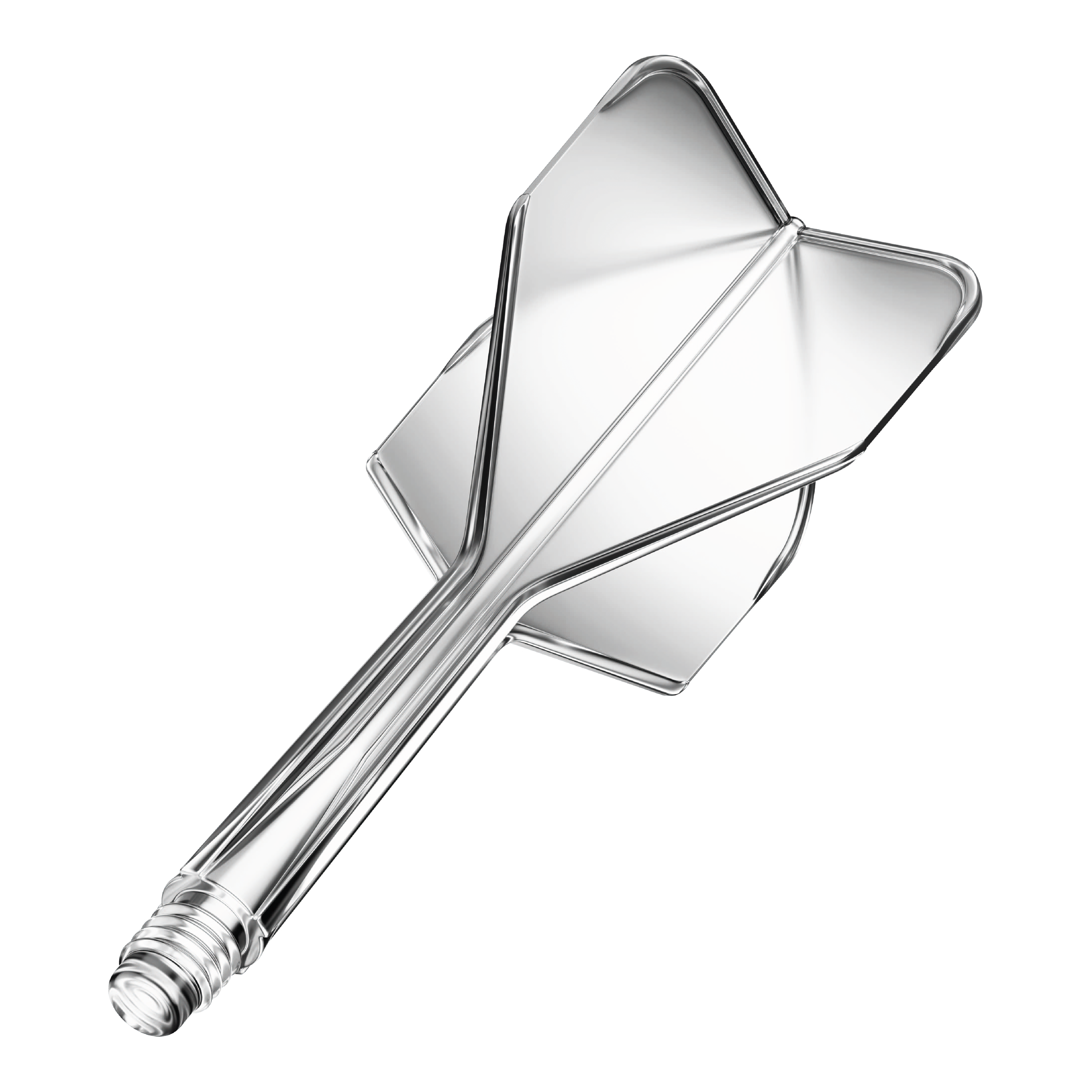 Systém letmých hřídelí GOAT A1R No6 - Čirý Das Bild zeigt das Produkt "GOAT A1R No6 Flight-Shaft-System - Clear". Es handelt sich um ein durchsichtiges Dart-Flight- und Schaftsystem.