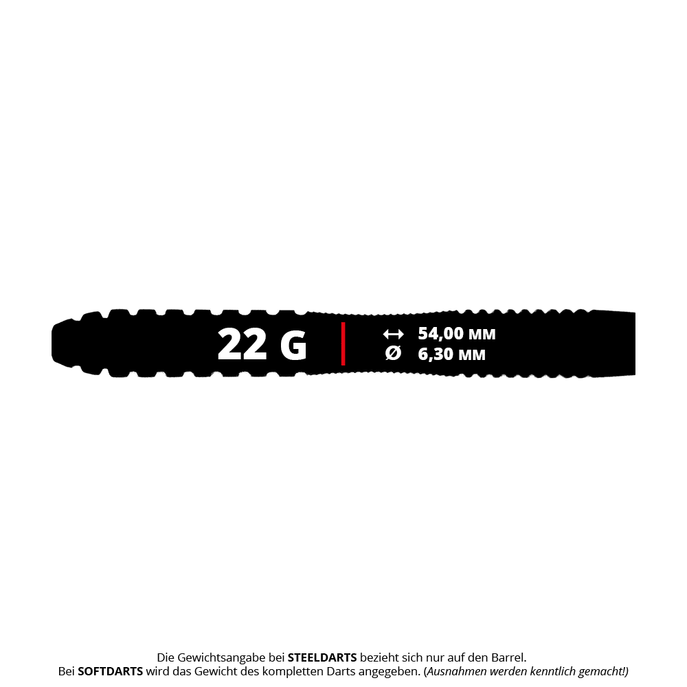 Ocelové hlavice na šipky McDart Rainbow 3 - 22g Gezeigt wird das Produkt McDart Rainbow 3 Steeldart-Barrels - 22g. Dieses Set besteht aus farbenfrohen Steeldart-Barrels.