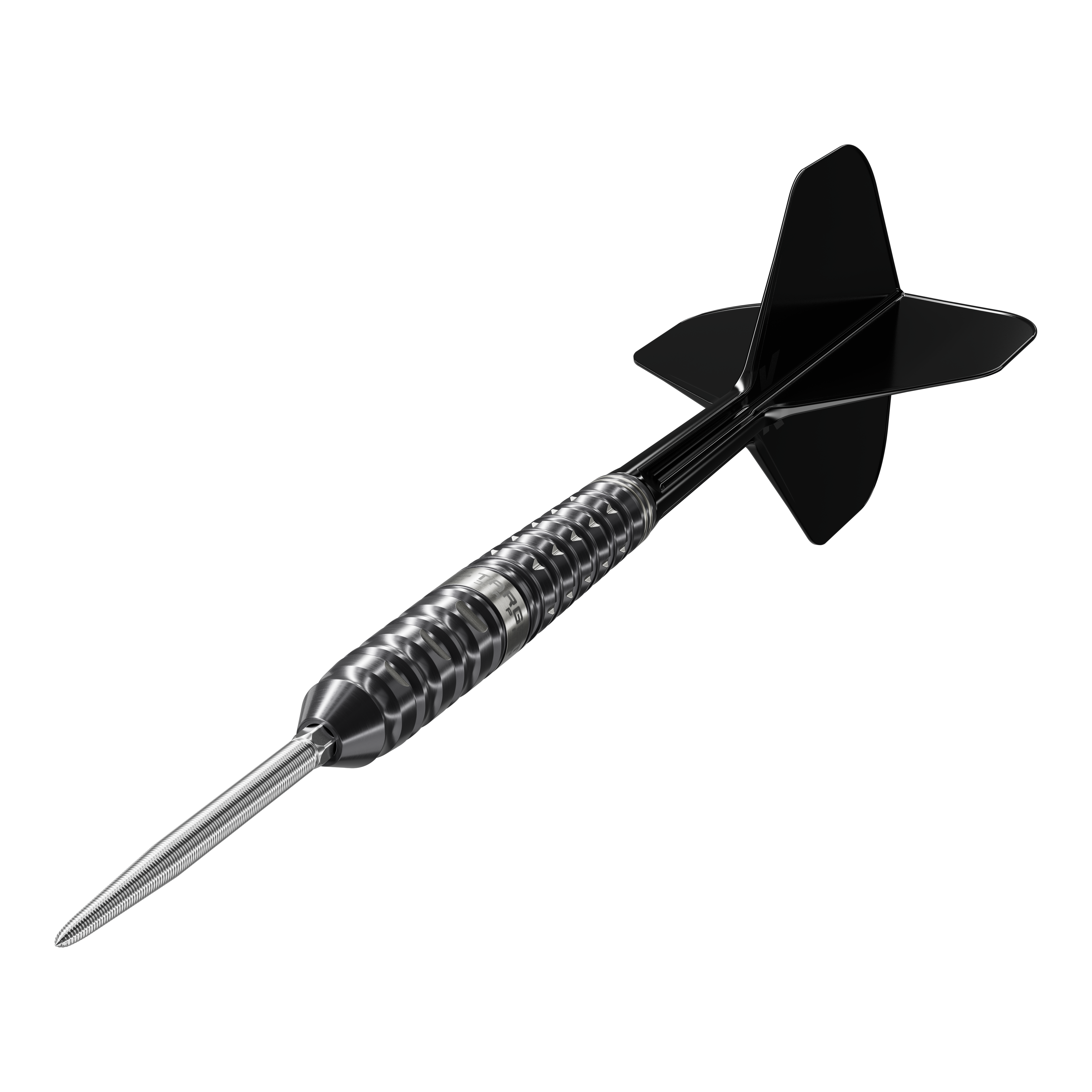 Gezeigt werden Target Japan Black Marque Eclipse Swiss Point Steeldarts mit einem Gewicht von 23g. Sie sind für höchste Ansprüche beim Dartspielen konzipiert.