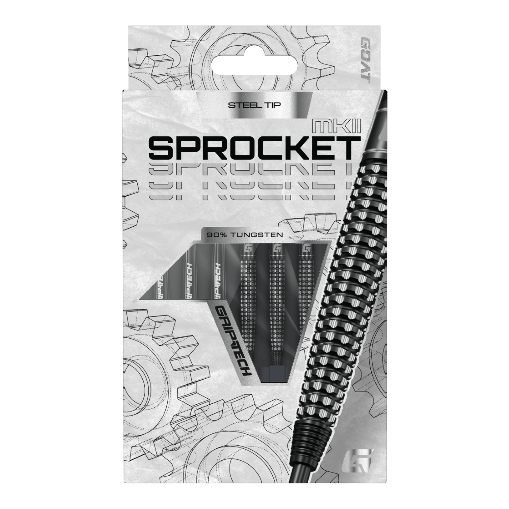 Šipky GOAT Sprocket MKII Torpedo Steel GOAT Sprocket MKII Torpedo Steeldarts sind auf diesem Bild dargestellt. Sie zeichnen sich durch ihre besondere Form und Verarbeitung aus.