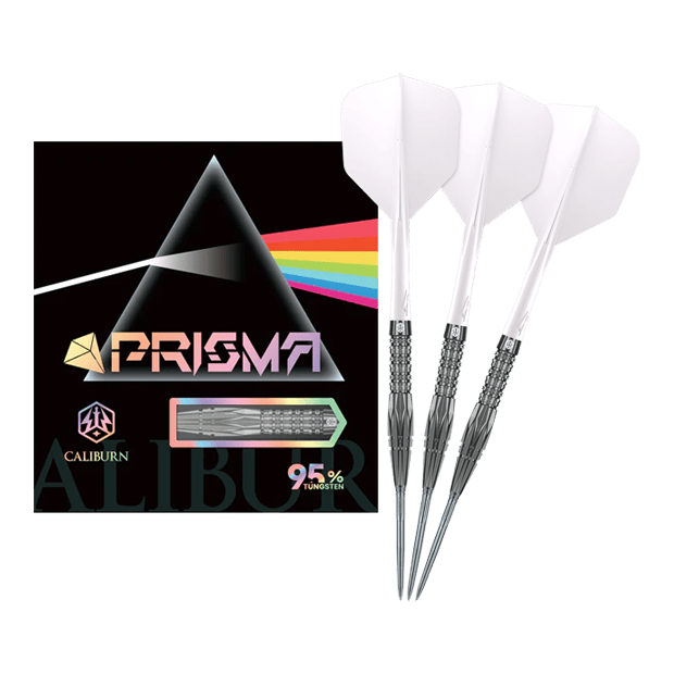Caliburn Prisma Steeldarts - 19,5g. Dieses Produkt ist ideal für Dartspieler, die Wert auf Qualität legen.