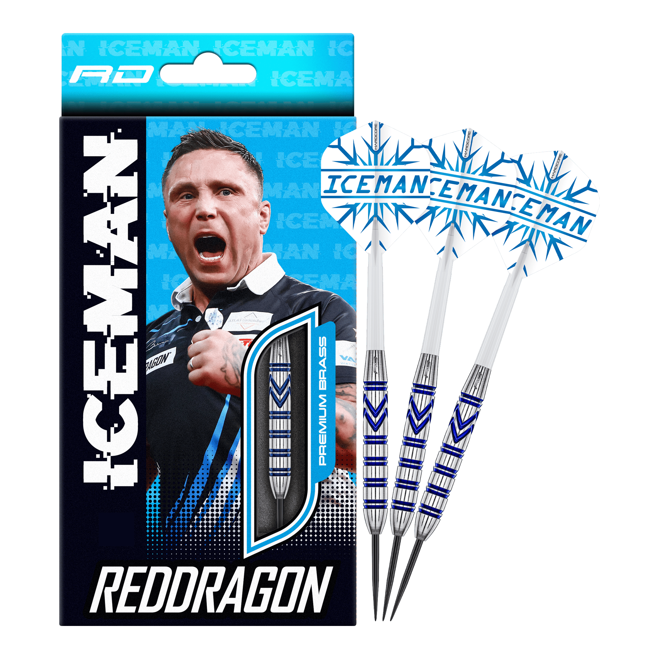 Red Dragon Gerwyn Price mosazné ocelové šipky - 21 g Zu sehen sind Red Dragon Gerwyn Price Brass Steeldarts - 21 g in vollständiger Ansicht. Die Darts sind robust und für den Wettkampf entwickelt.